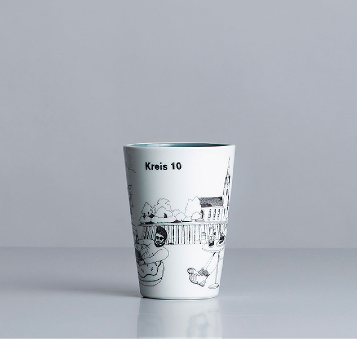 Studio Sediment & Annina Schäubli - Züribecher 300ml "Kreis 10" (5 Stück)