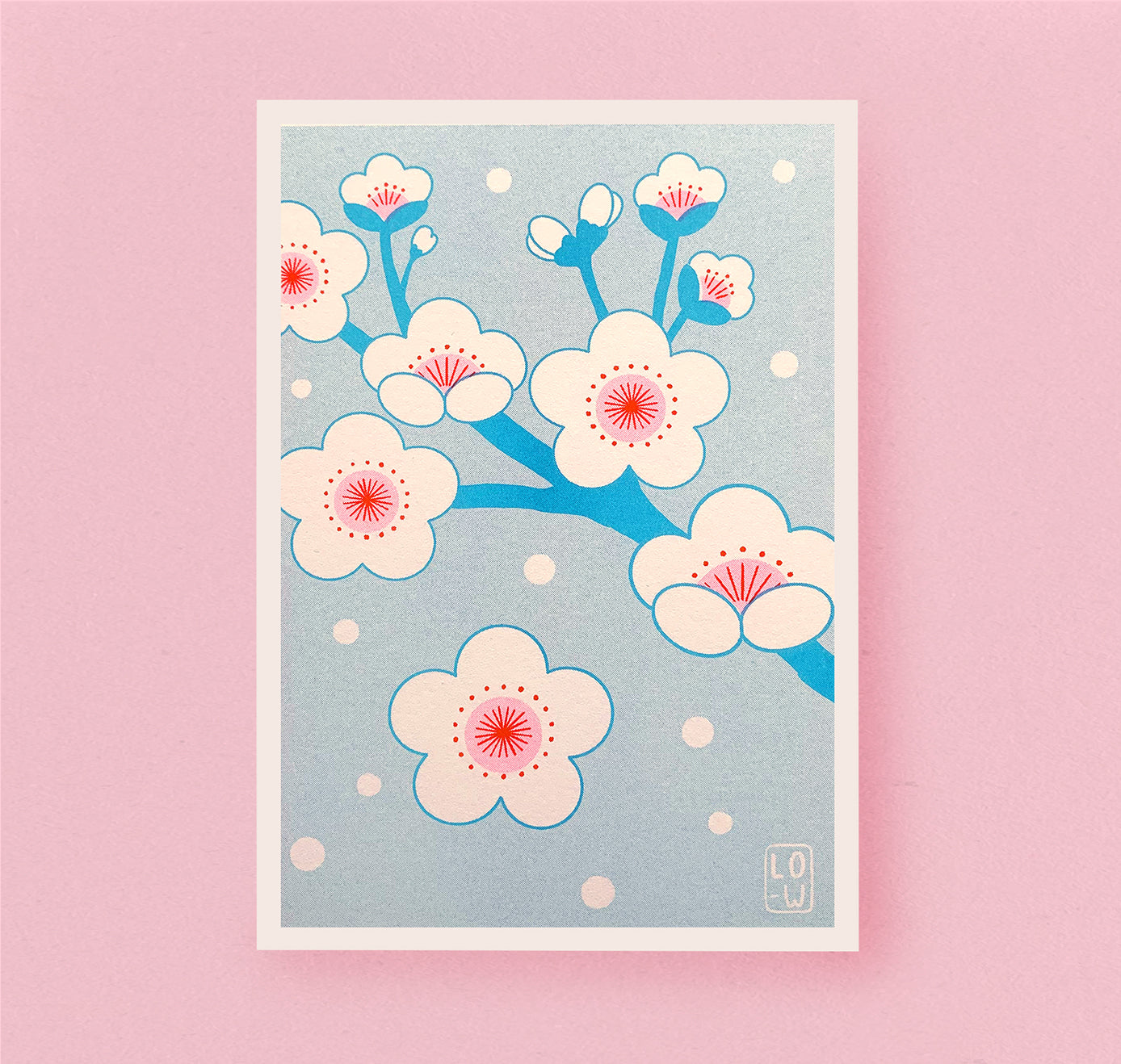 Laura LOW - Plakat "Plum Tree" (5 Stück)