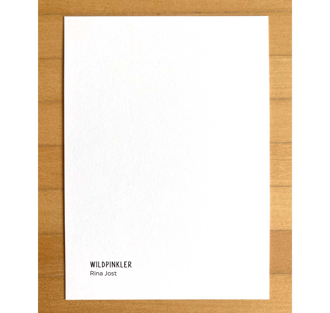 Rina Jost - Postkarte "Wildpinkler" (10 Stück)