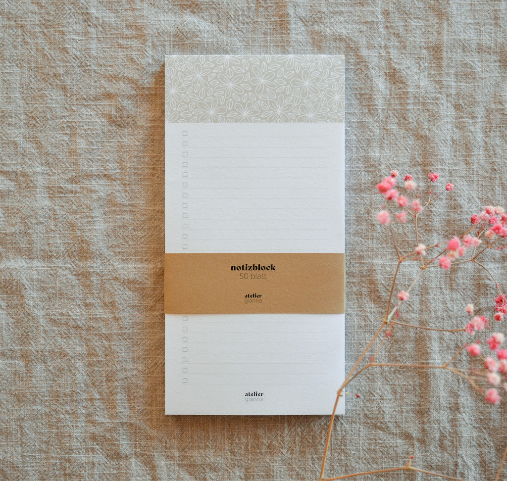 atelier gianna - Notizblock "Liste" (5 Stück)