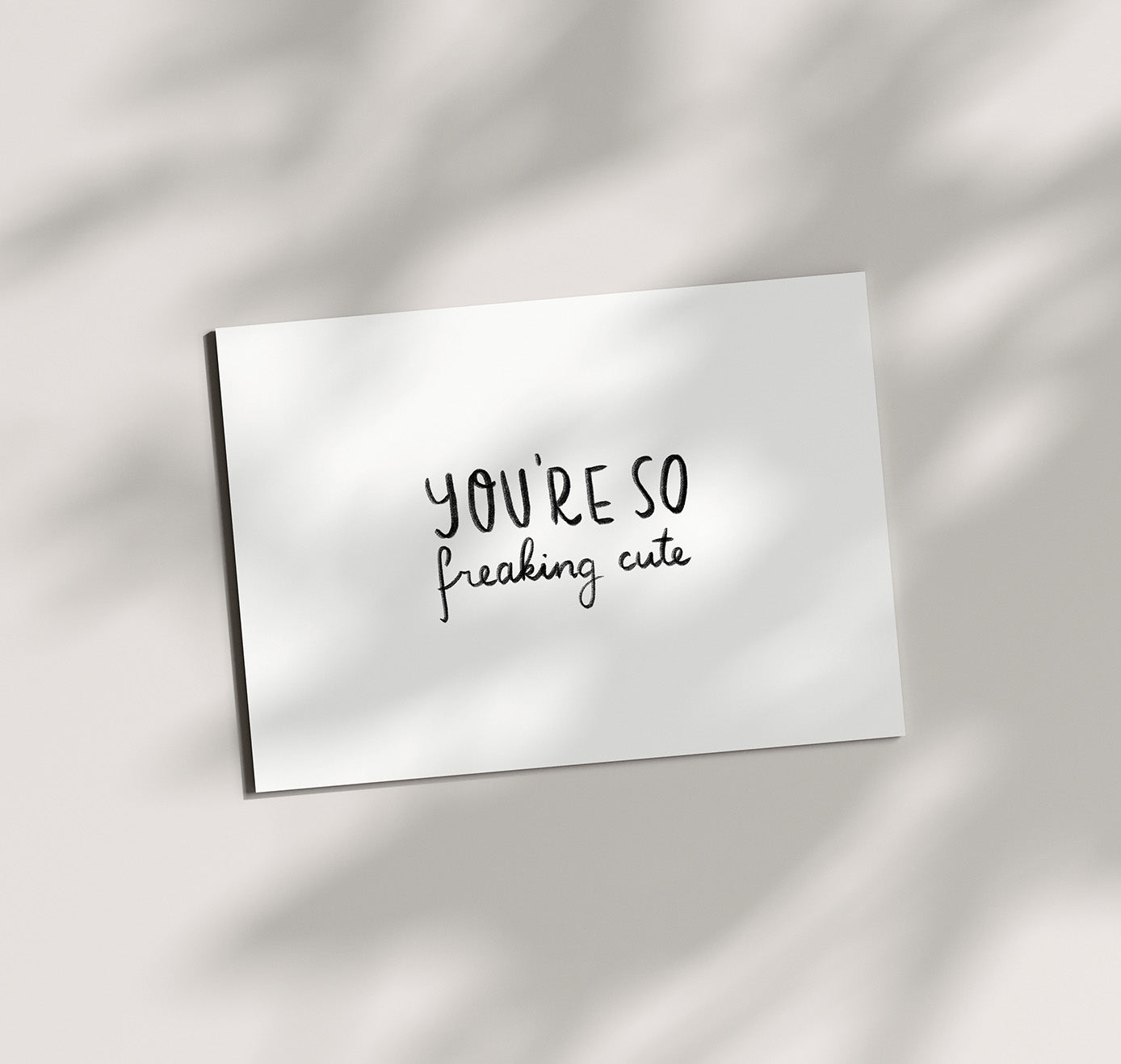 Pomba - Postkarte "freaking cute" (10 Stück)