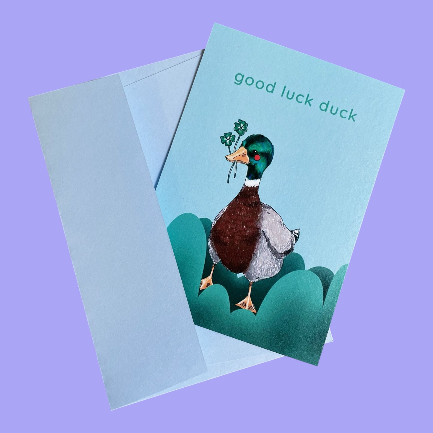arion illustriert - Karte "Good Luck Duck 02" (5 Stück)
