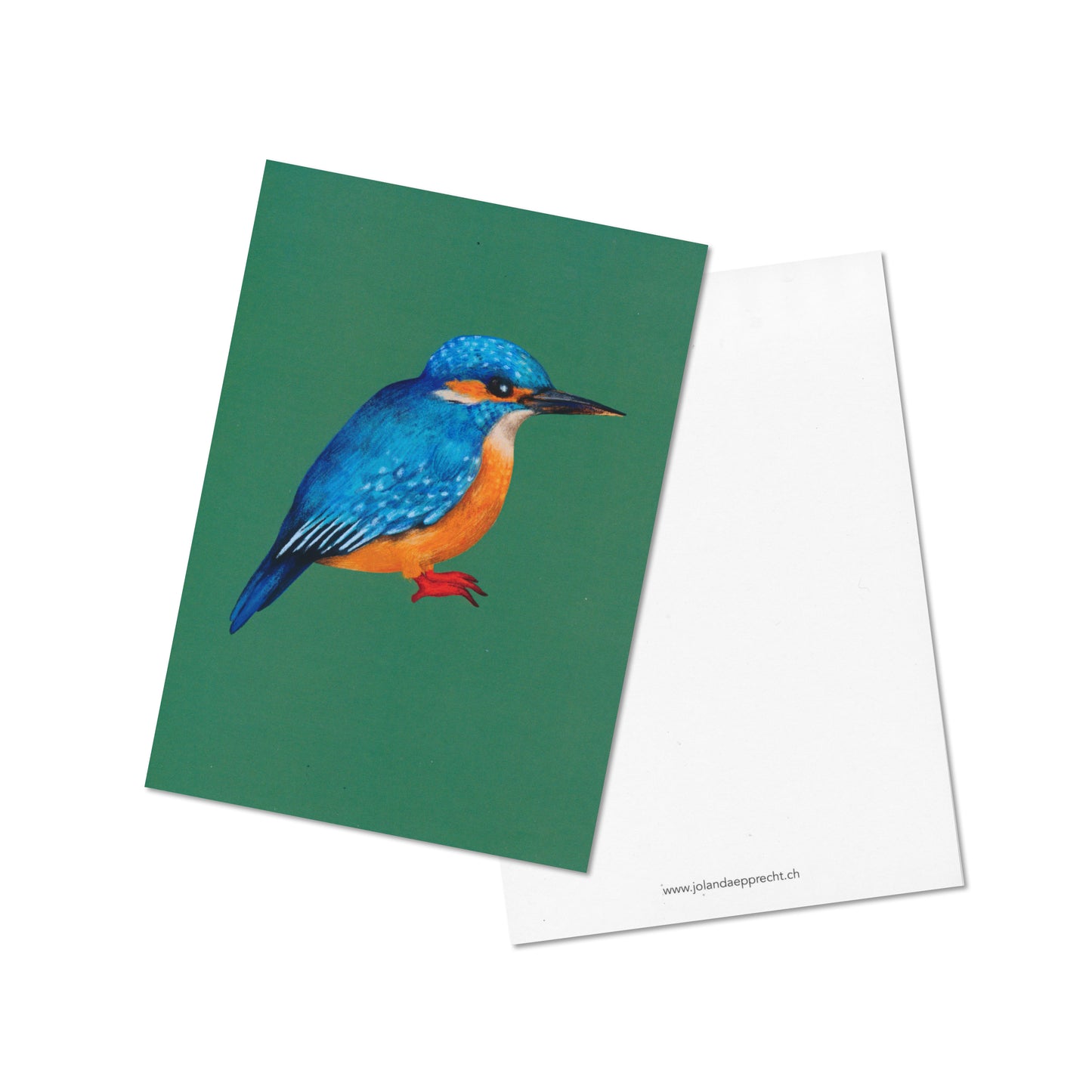 Jolanda Epprecht - Postkarte "Eisvögel" (5 Stück)