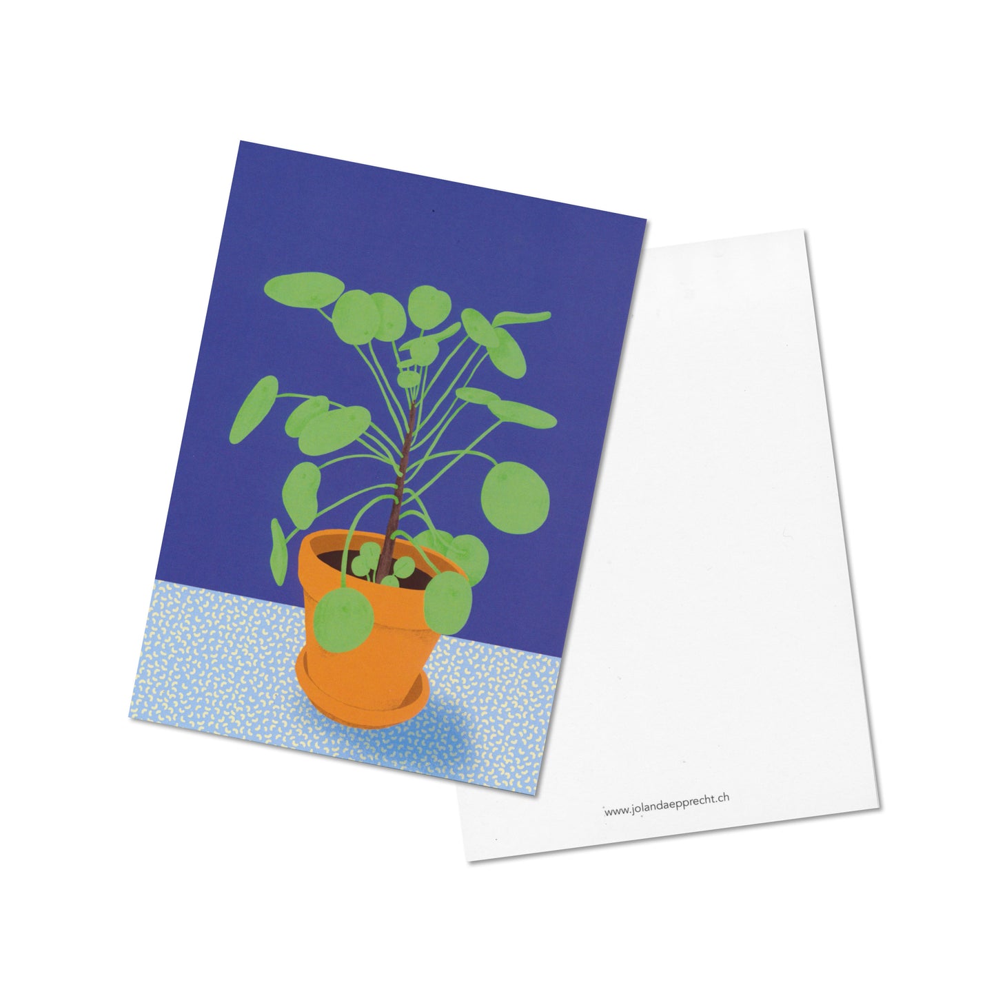 Jolanda Epprecht - Postkarte "Pilea" (5 Stück)