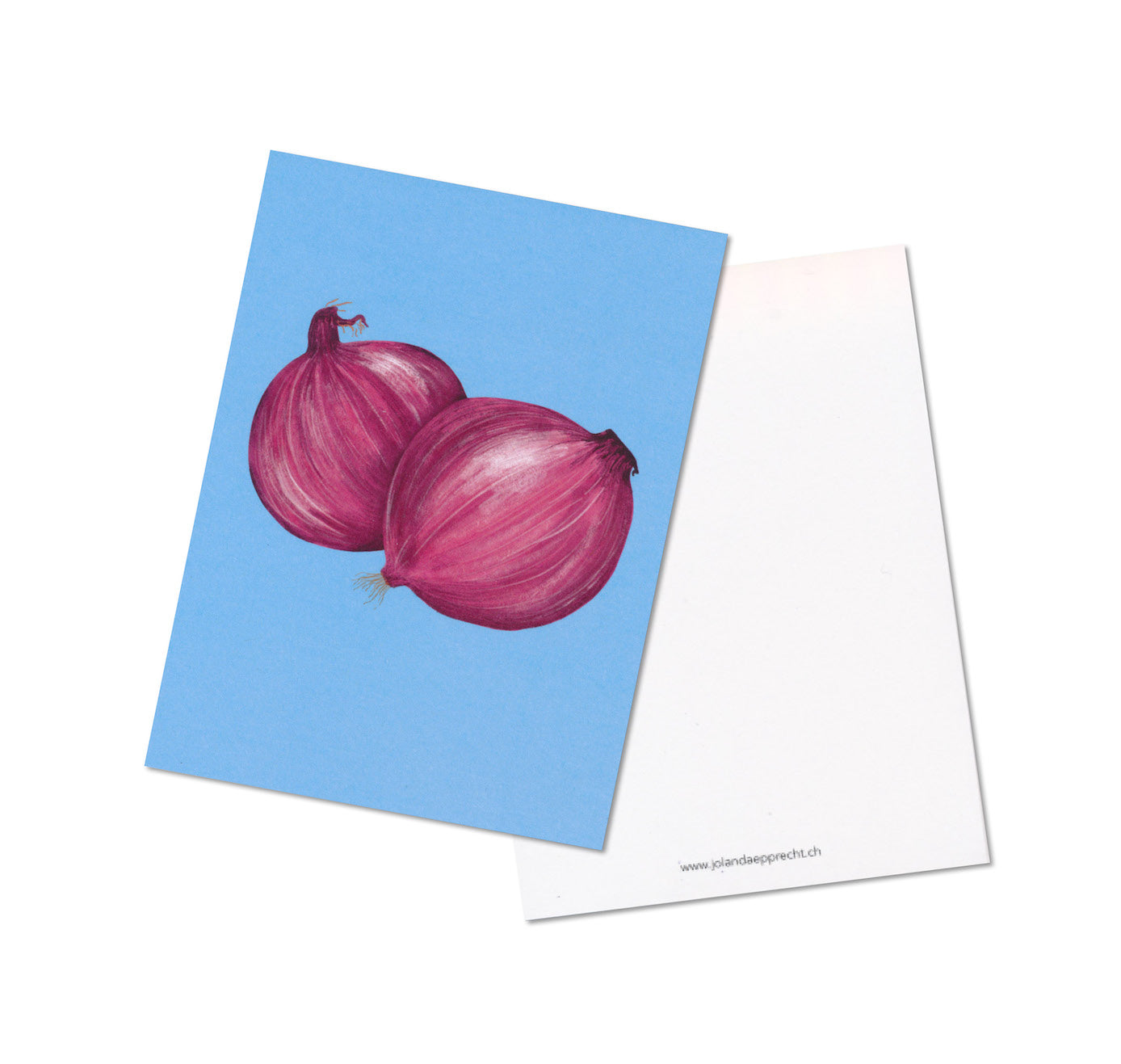 Jolanda Epprecht - Postkarte "Zwiebel" (5 Stück)