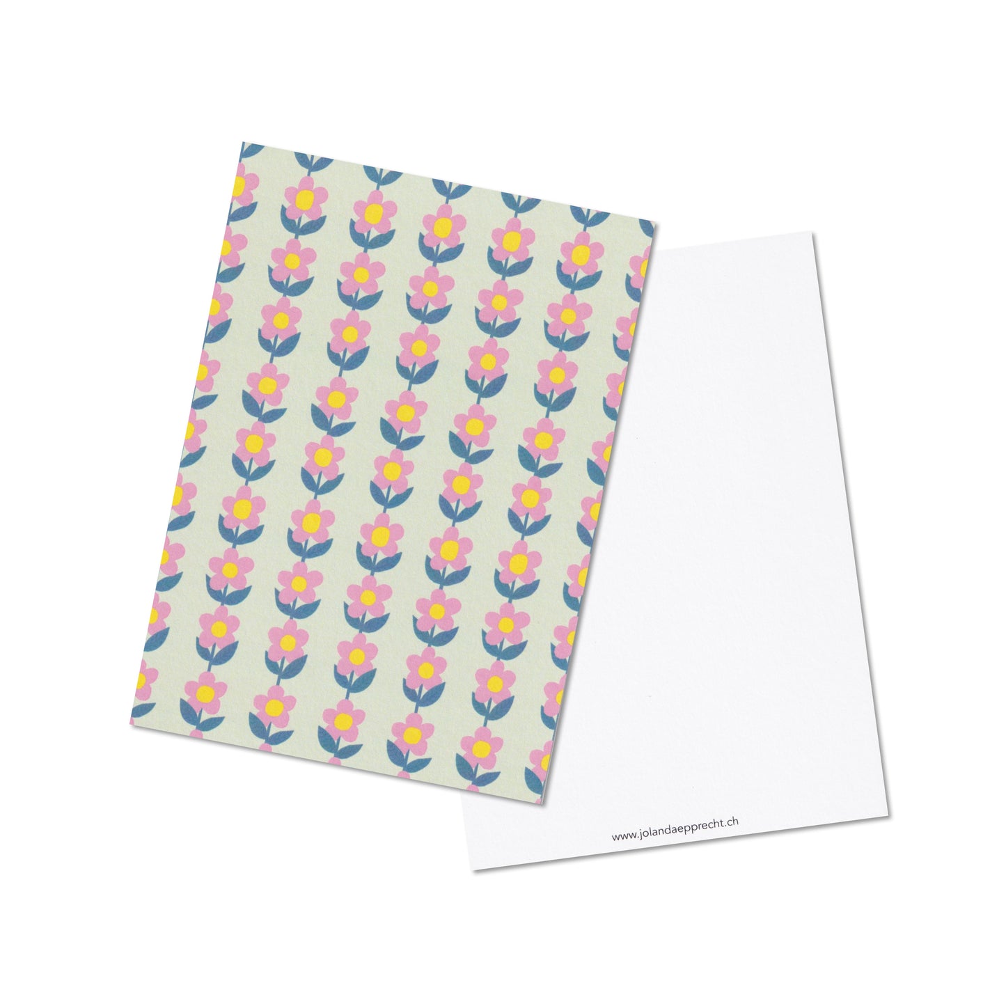 Jolanda Epprecht - Postkarte "Blumenband 2" (5 Stück)