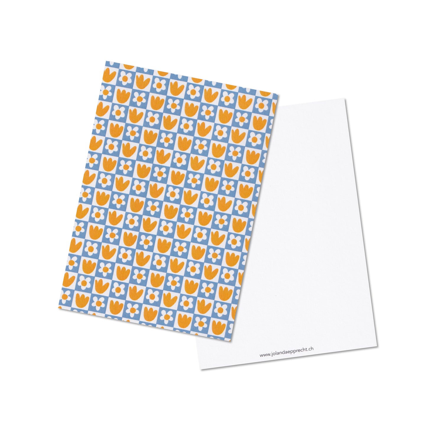 Jolanda Epprecht - Postkarte "Karomuster 1" (5 Stück)