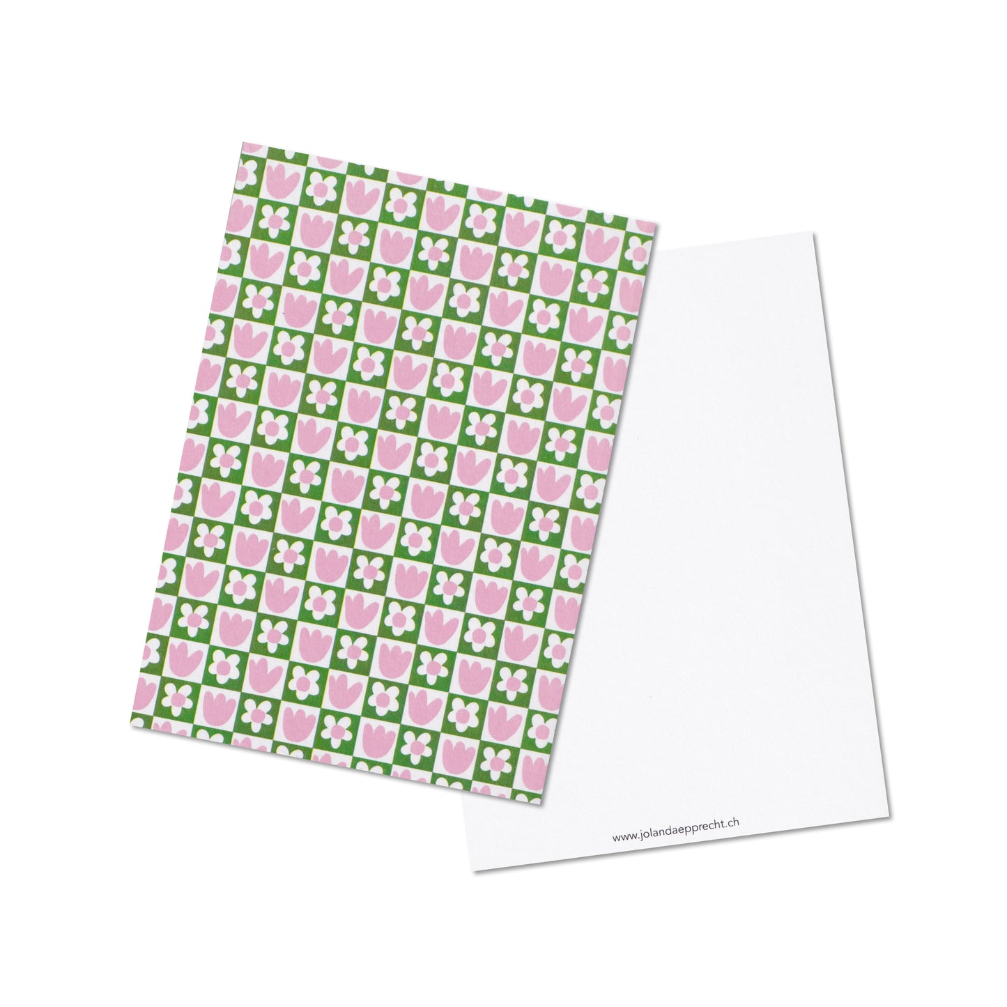 Jolanda Epprecht - Postkarte "Karomuster 2" (5 Stück)