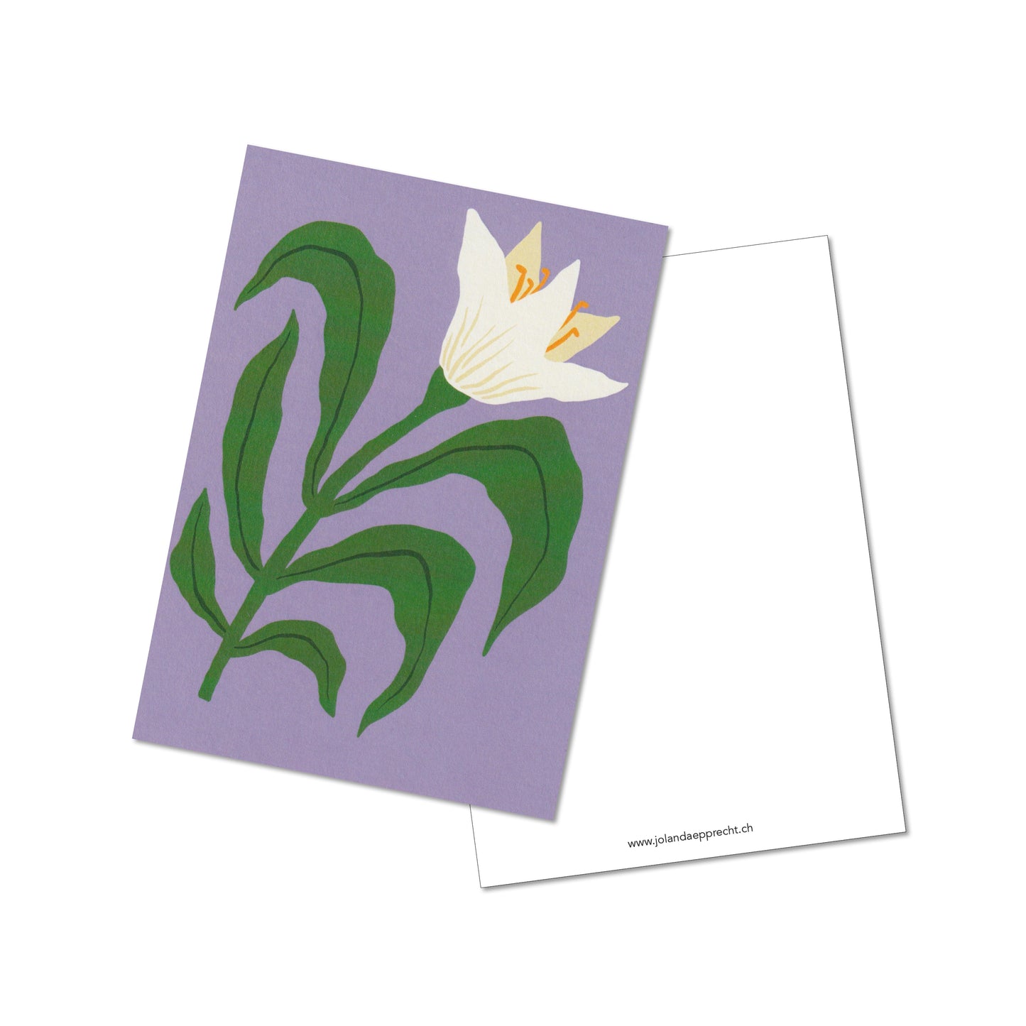 Jolanda Epprecht - Postkarte "Lilie" (5 Stück)