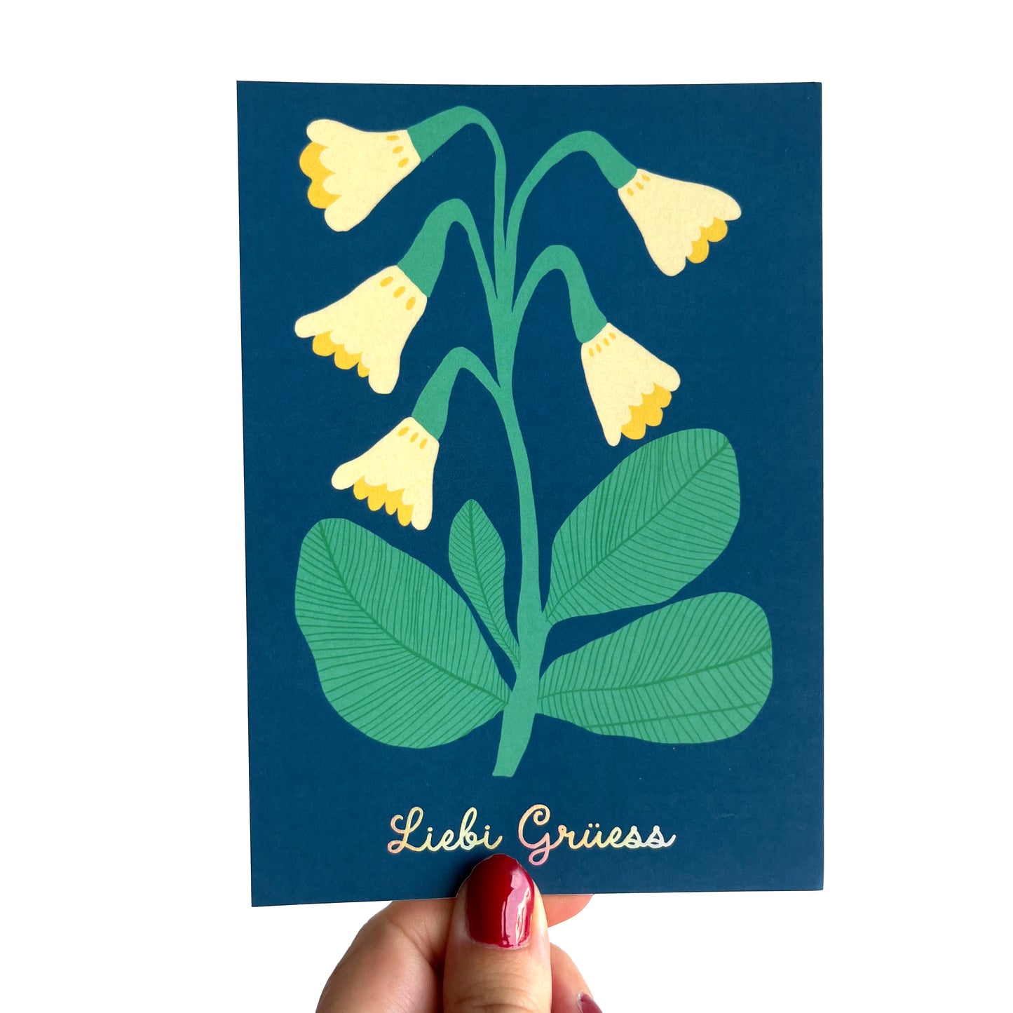Jolanda Epprecht - Postkarte "Liebe Grüsse 1" (5 Stück)