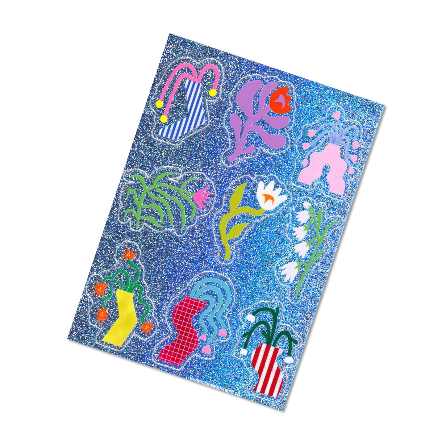 Jolanda Epprecht - Pixiedust Stickersheet „Vasen“ (5 Stück)