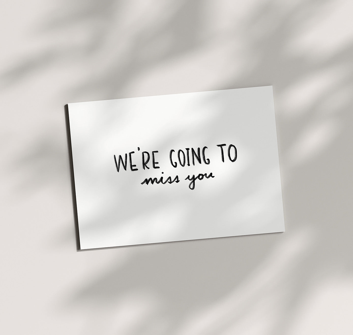 Pomba - Grusskarte "miss you" (5 Stück)