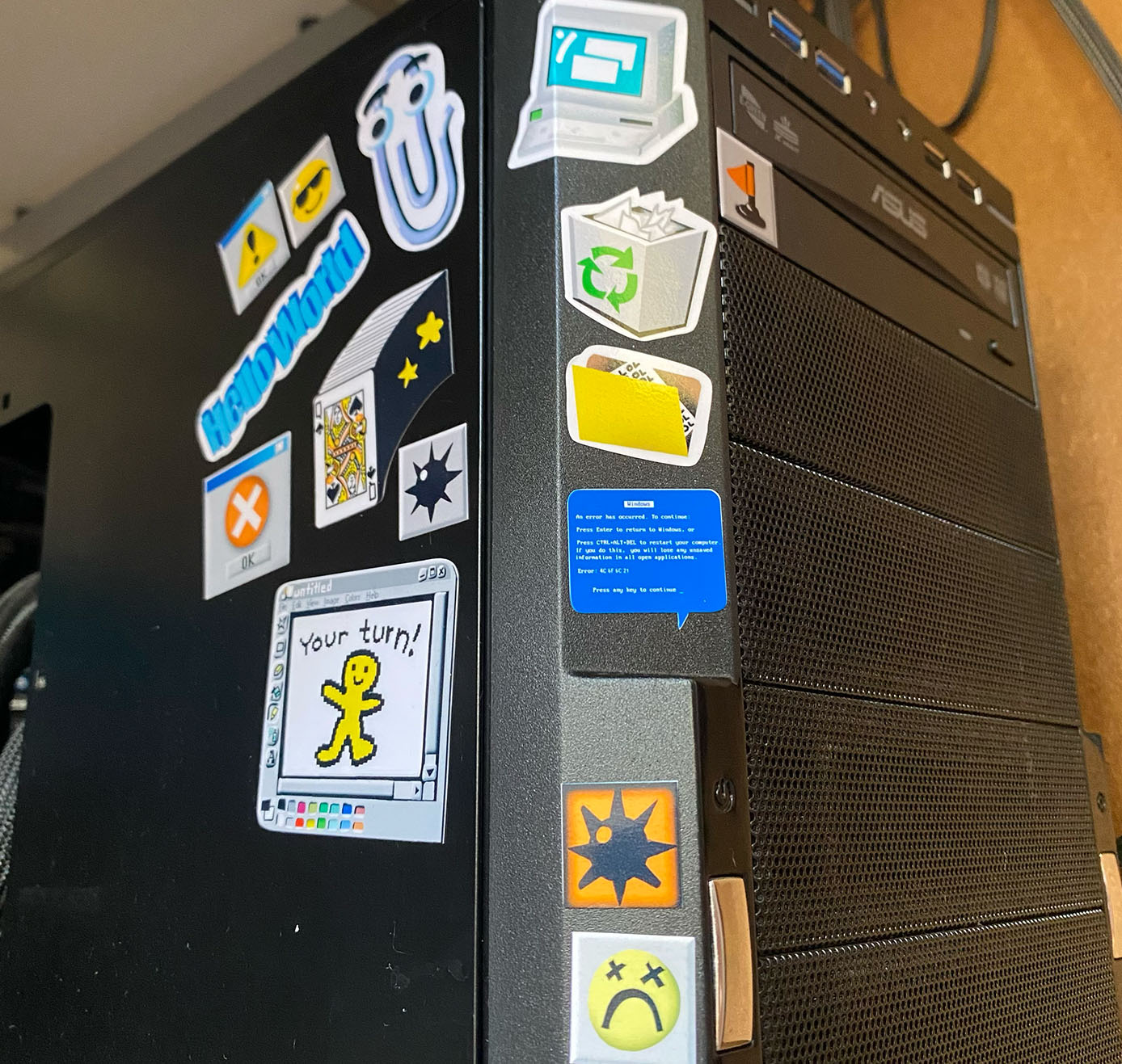 Plundernase - Stickerbogen "1998" (5 Stück)