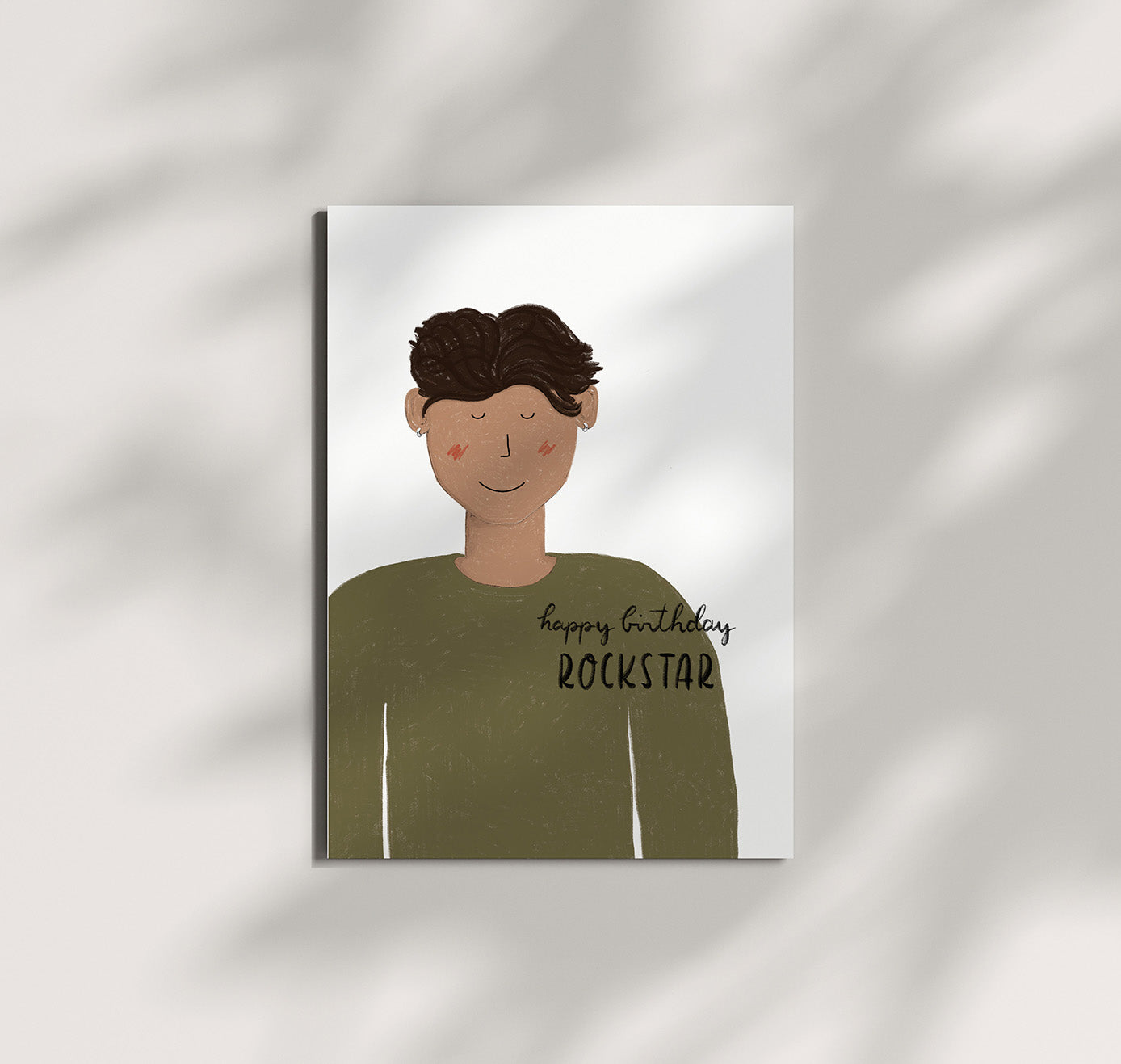 Pomba - Postkarte "rockstar birthday" (10 Stück)