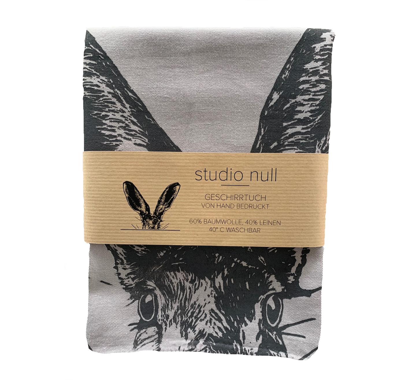 Studio Null - Geschirrtuch "Hase" (5 Stück)