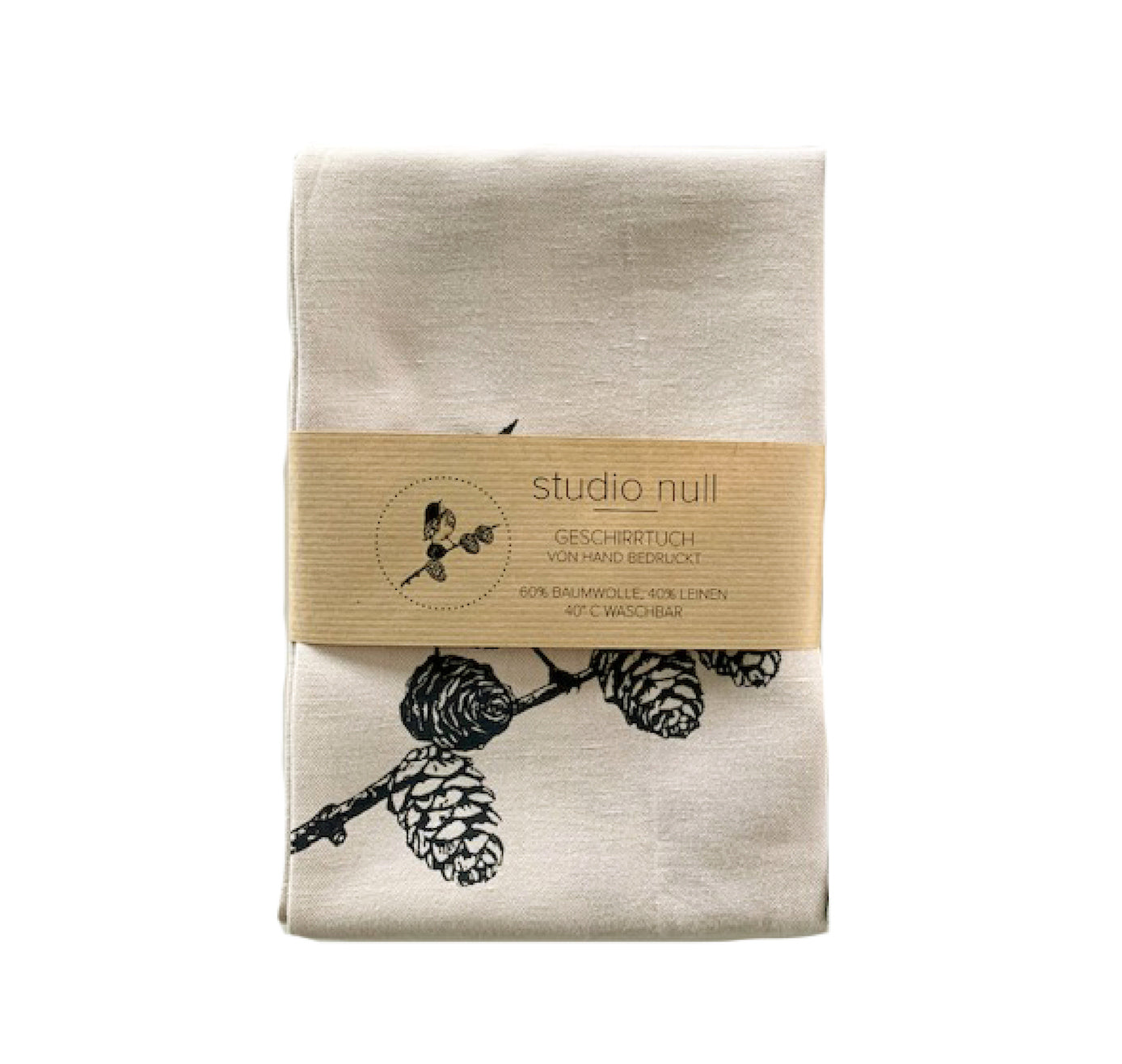 Studio Null - Geschirrtuch "Kronenwaldsänger" (5 Stück)