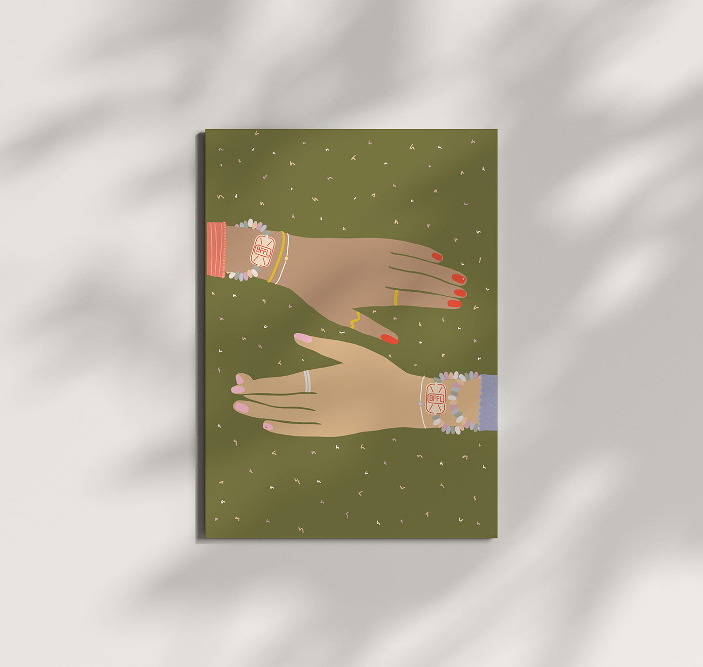 Pomba - Grusskarte "BFF" (5 Stück)