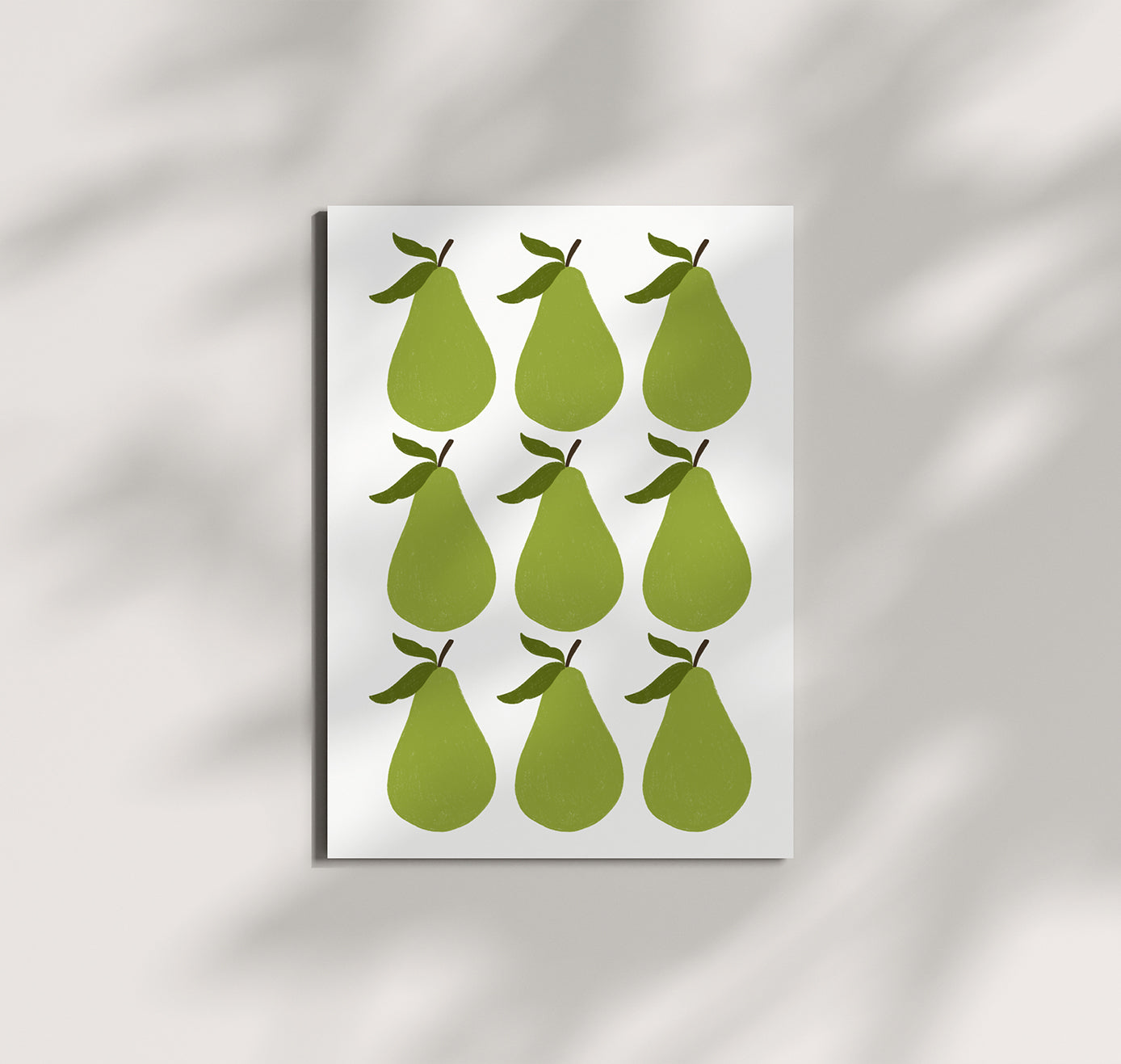 Pomba - Postkarte "Birne-Allover" (10 Stück)