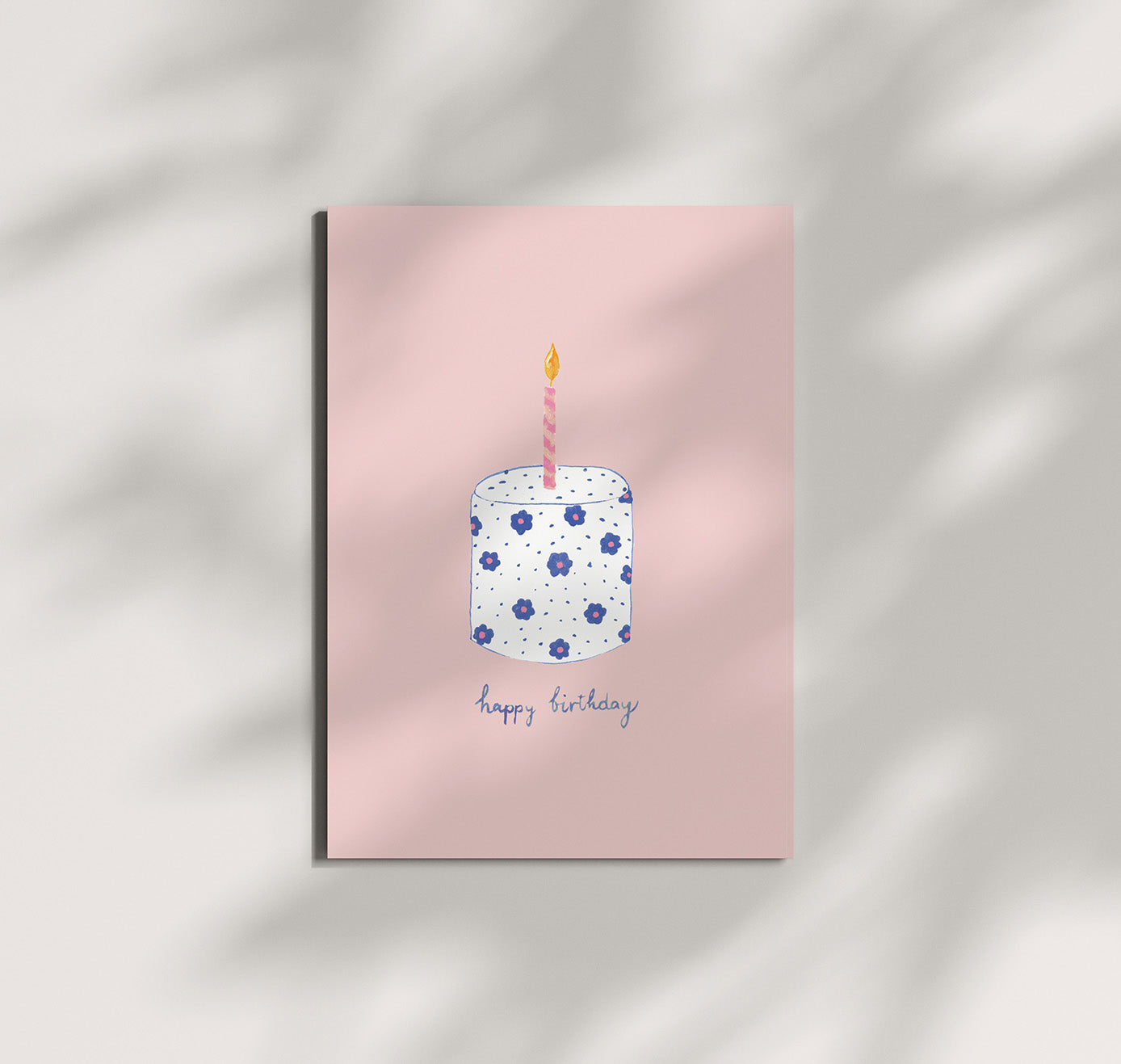 Pomba - Grusskarte "BIRTHDAY CAKE" (5 Stück)