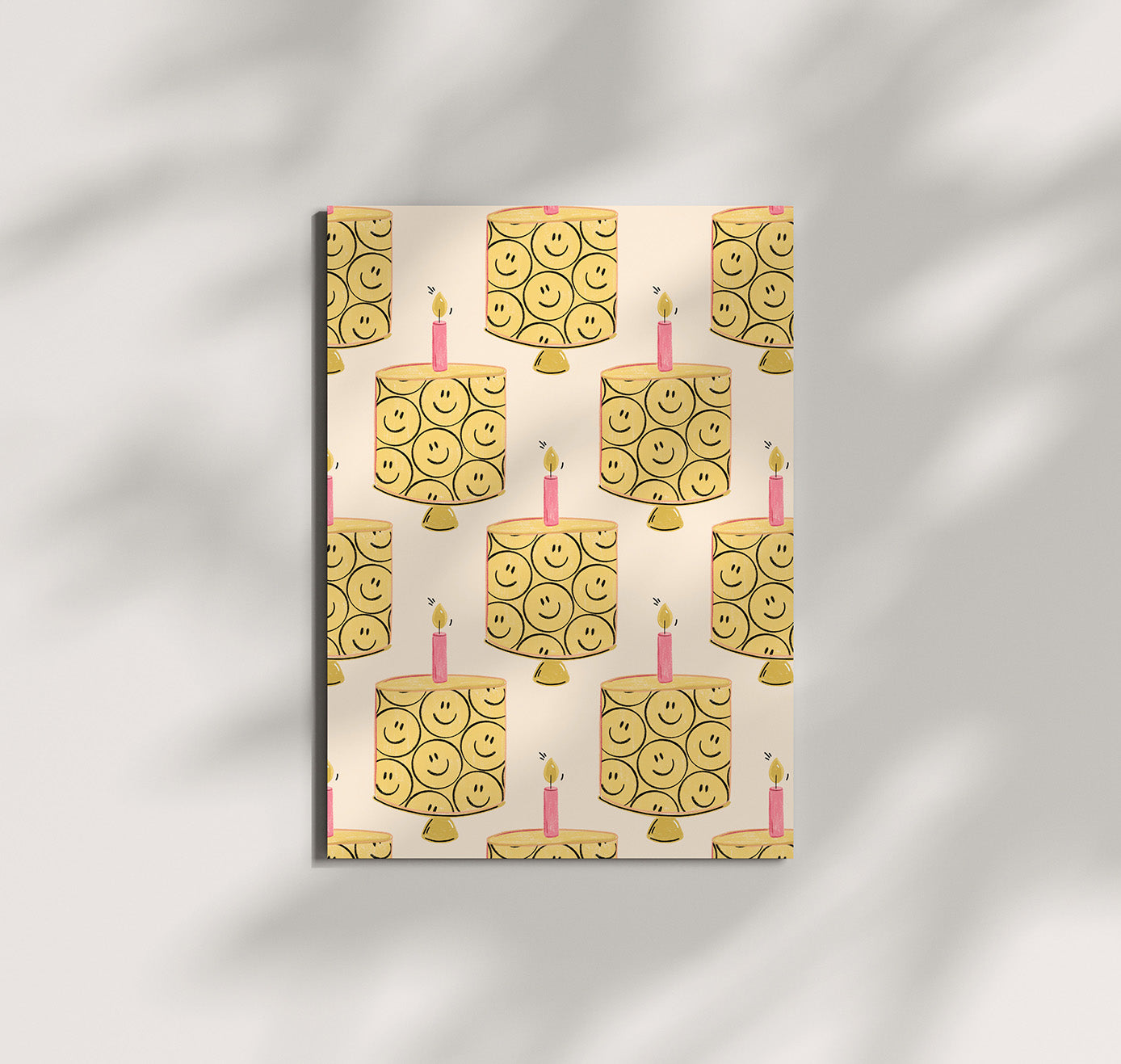 Pomba - Postkarte "Smiley Cake" (10 Stück)