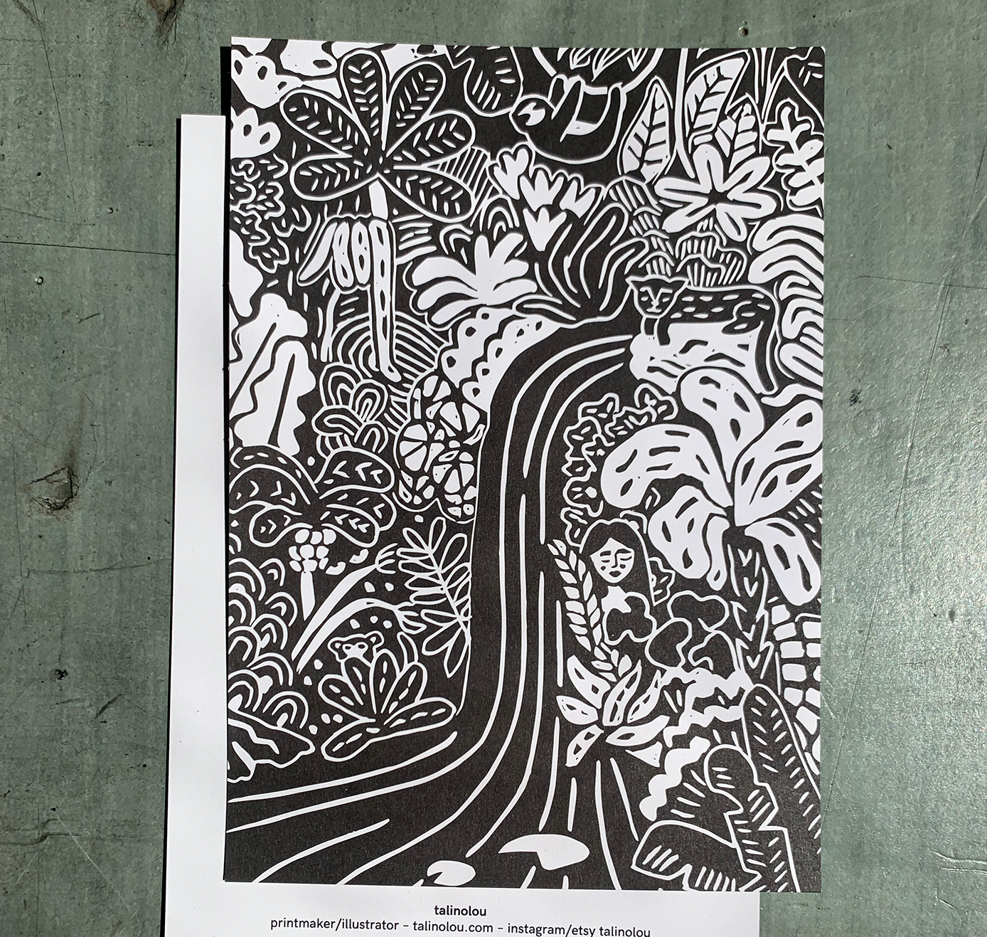 Talinolou - Kartenset "Jungle" (10 Stück)