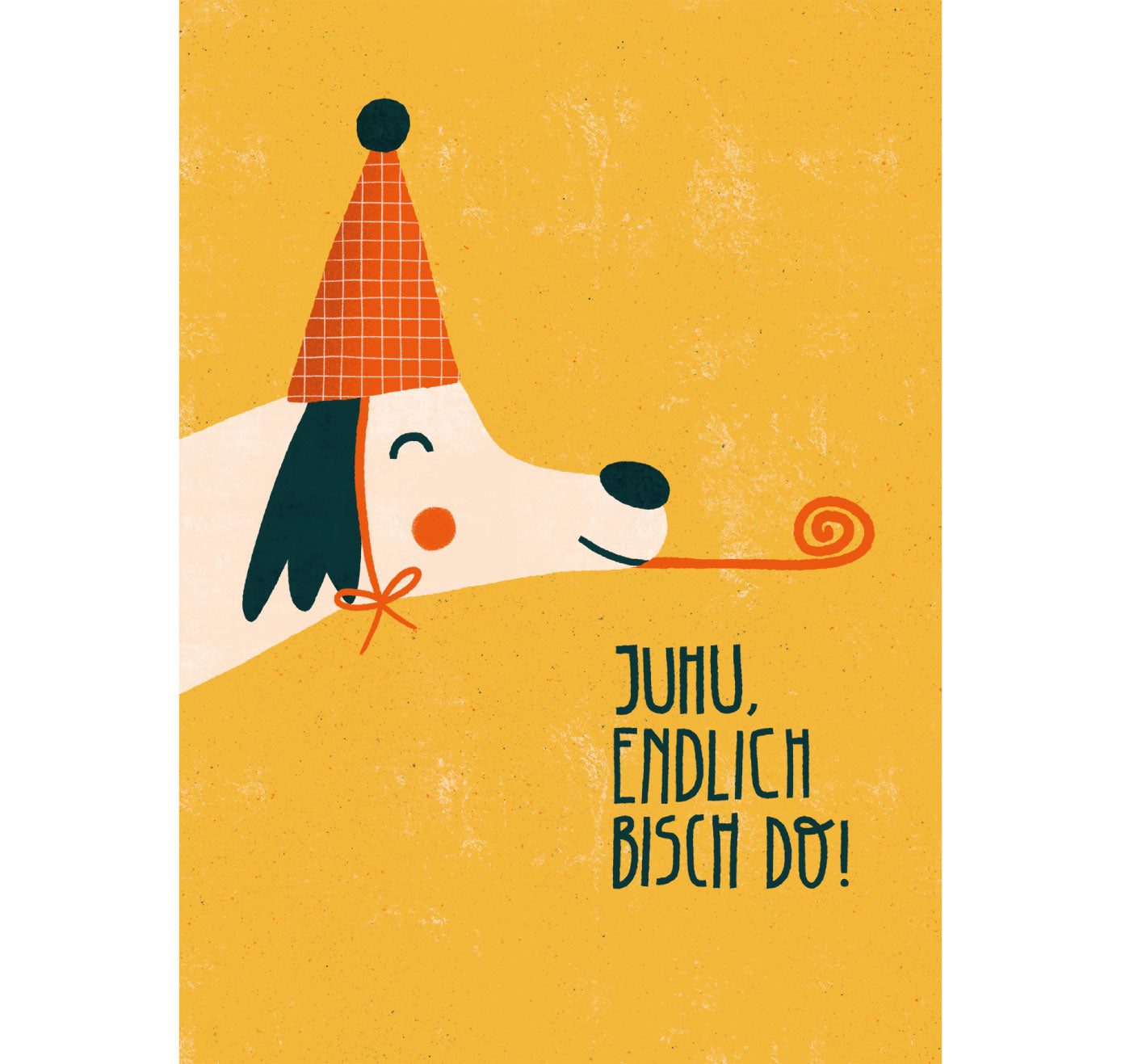 Carmen Saguer - Grusskarte "Juhu" (5 Stück)