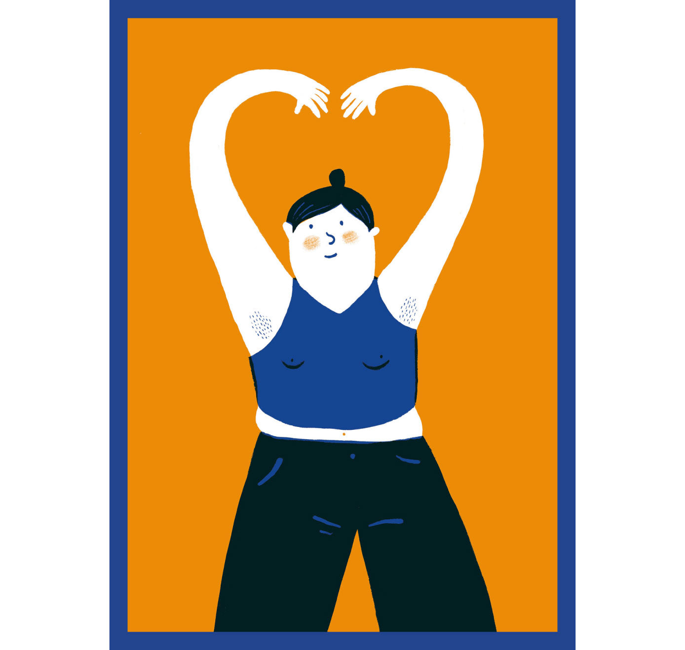 Line Rime - Grusskarte "Love" (5 Stück)