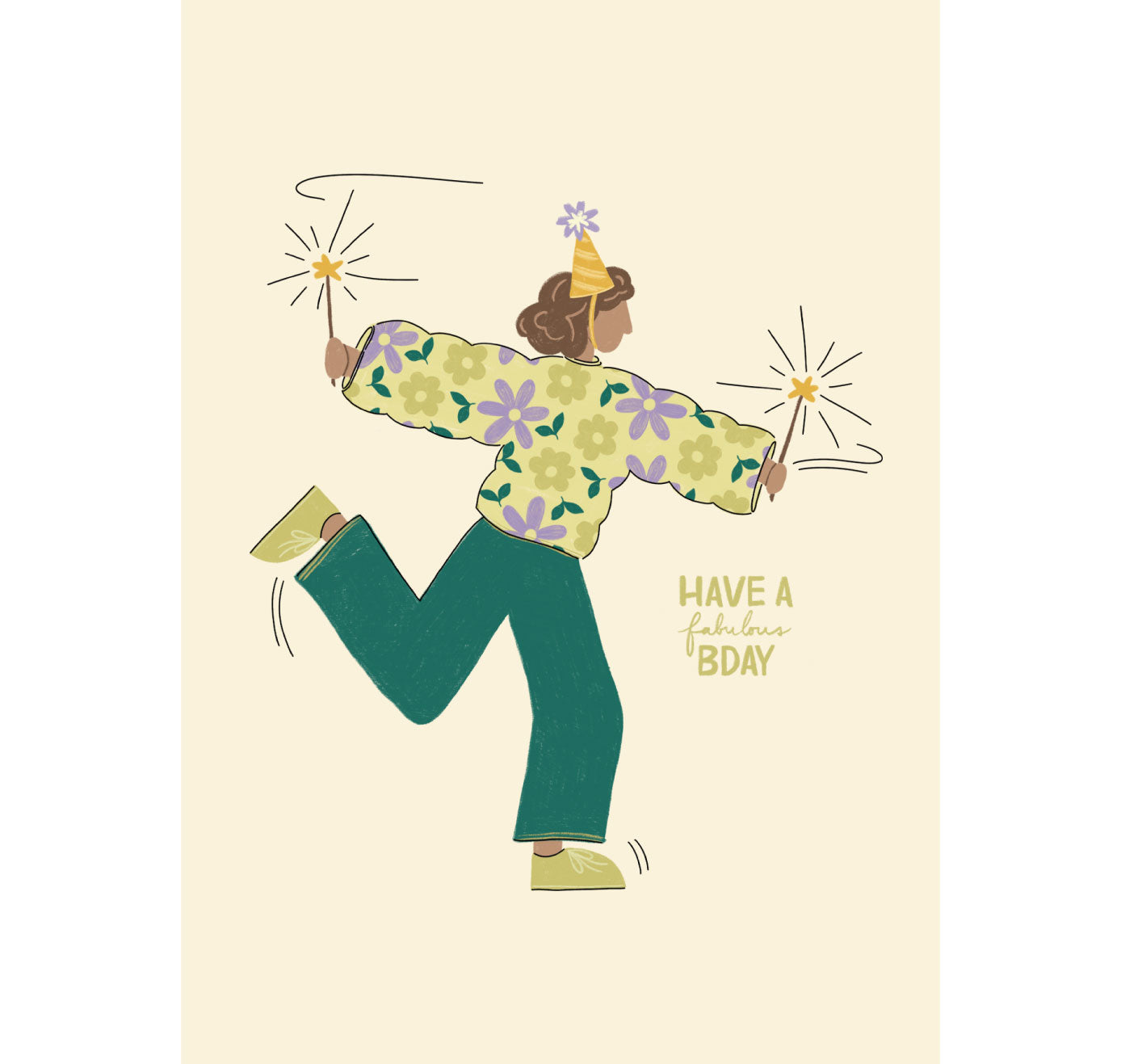 Pomba - Grusskarte "Fabulous" (5 Stück)