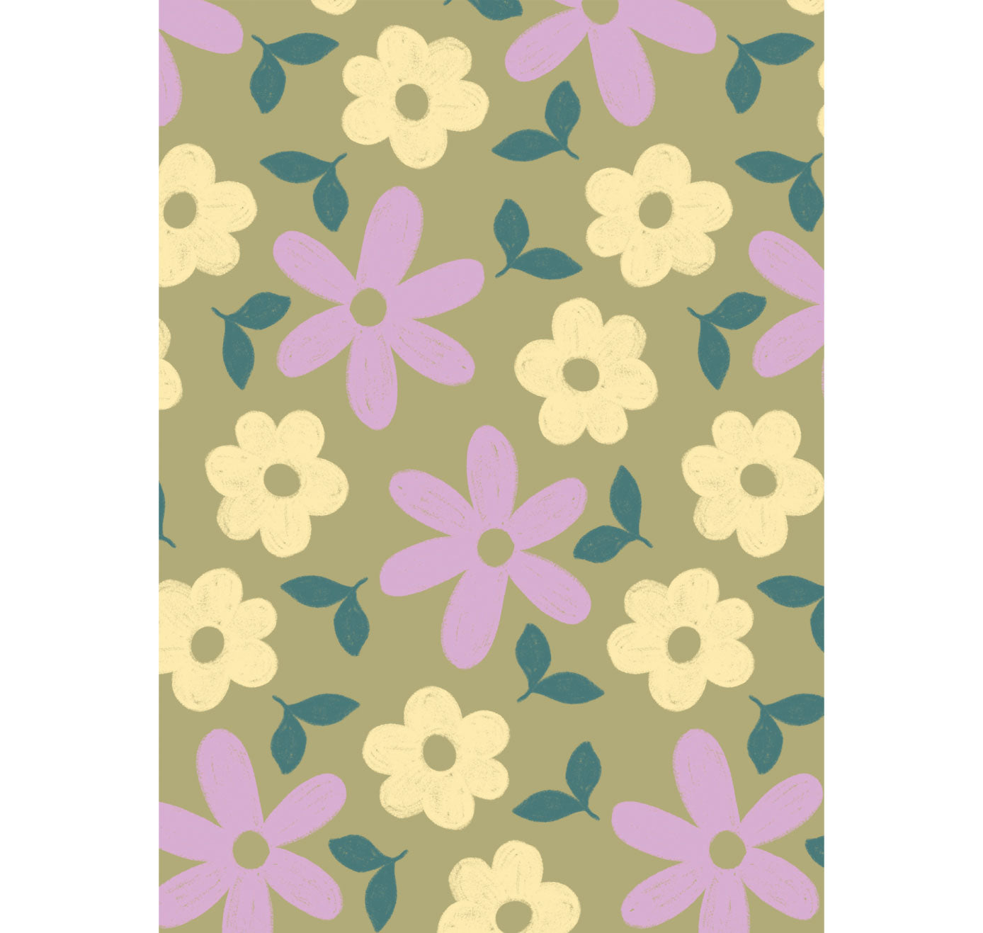 Pomba - Grusskarte "Flowers" (5 Stück)