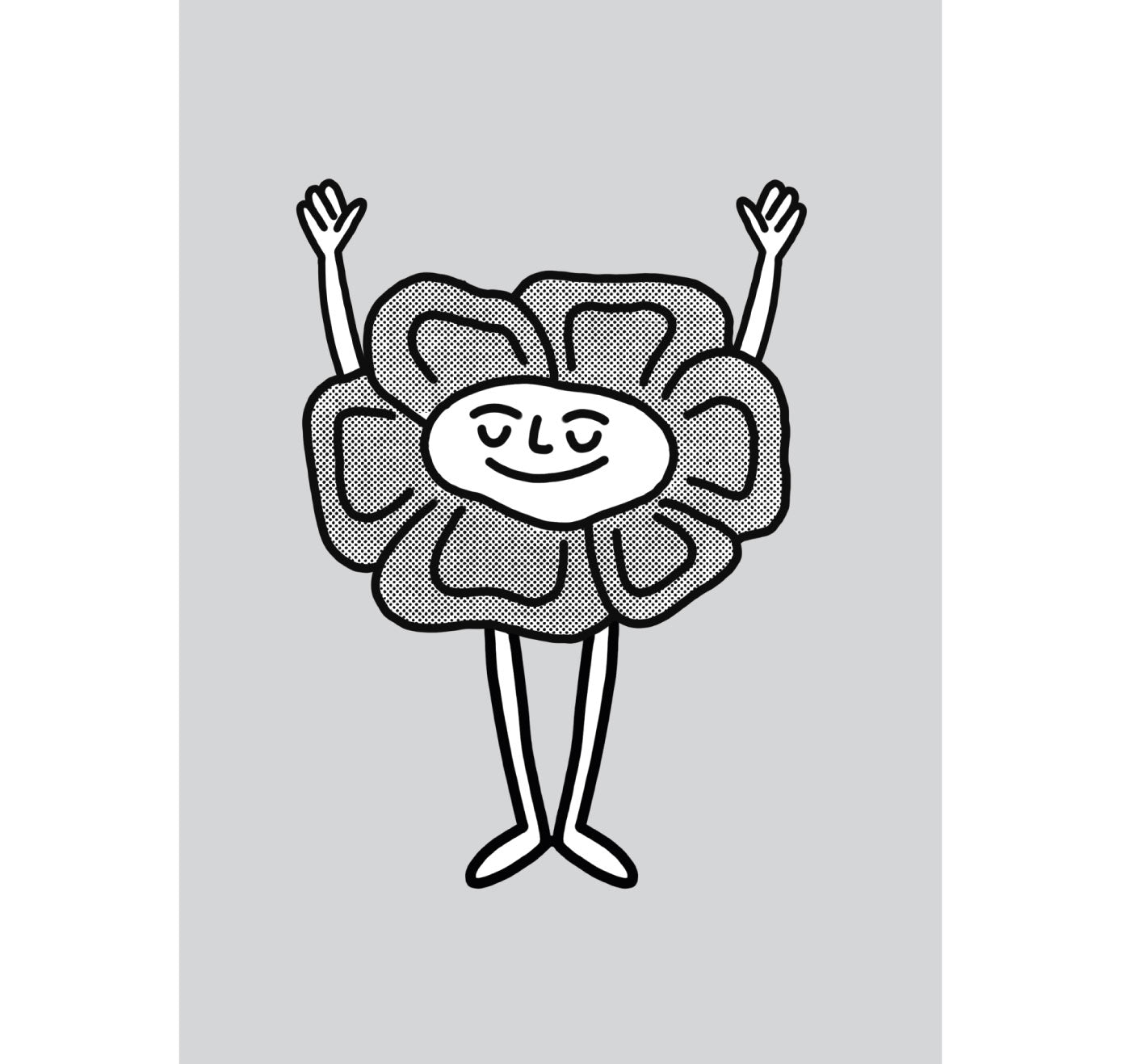 Talinolou - Grusskarte "Blume" (5 Stück)