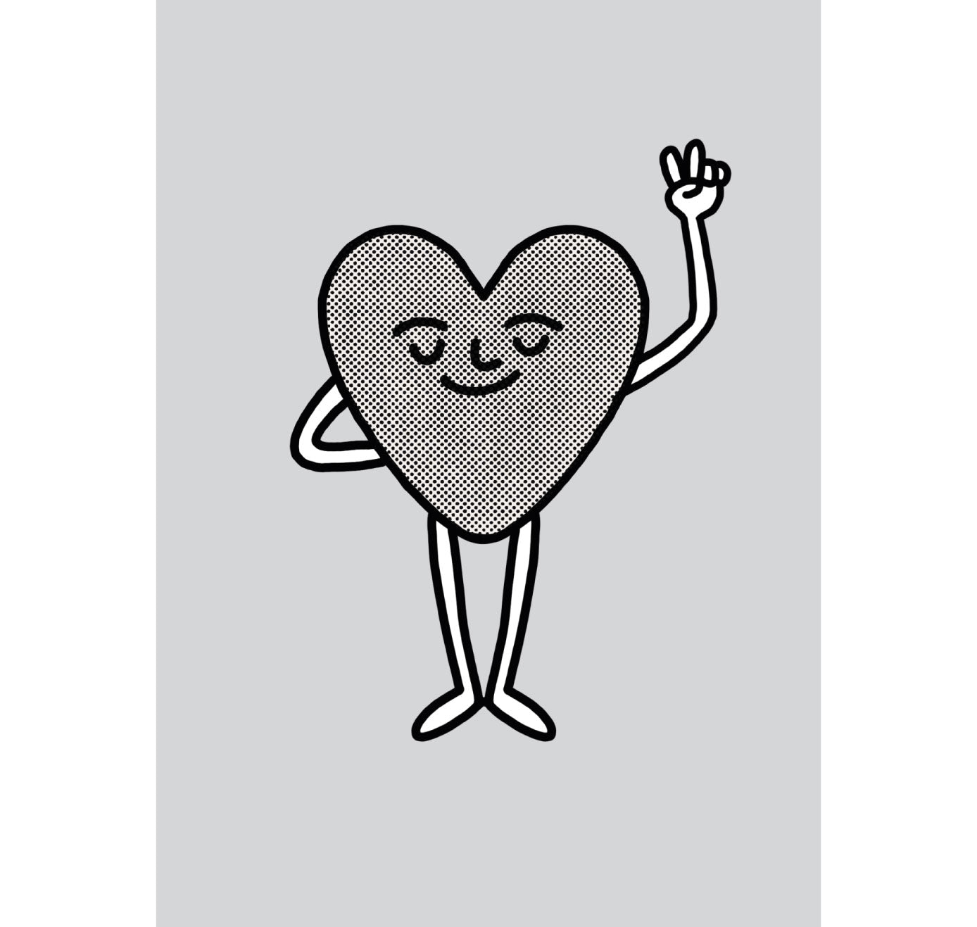 Talinolou - Grusskarte "Herz" (5 Stück)