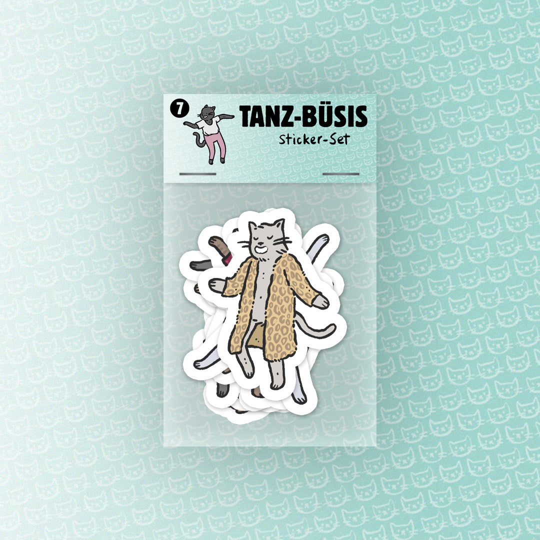 Olivier Samter - Sticker-Set "Tanz-Büsis" (5 Stück)