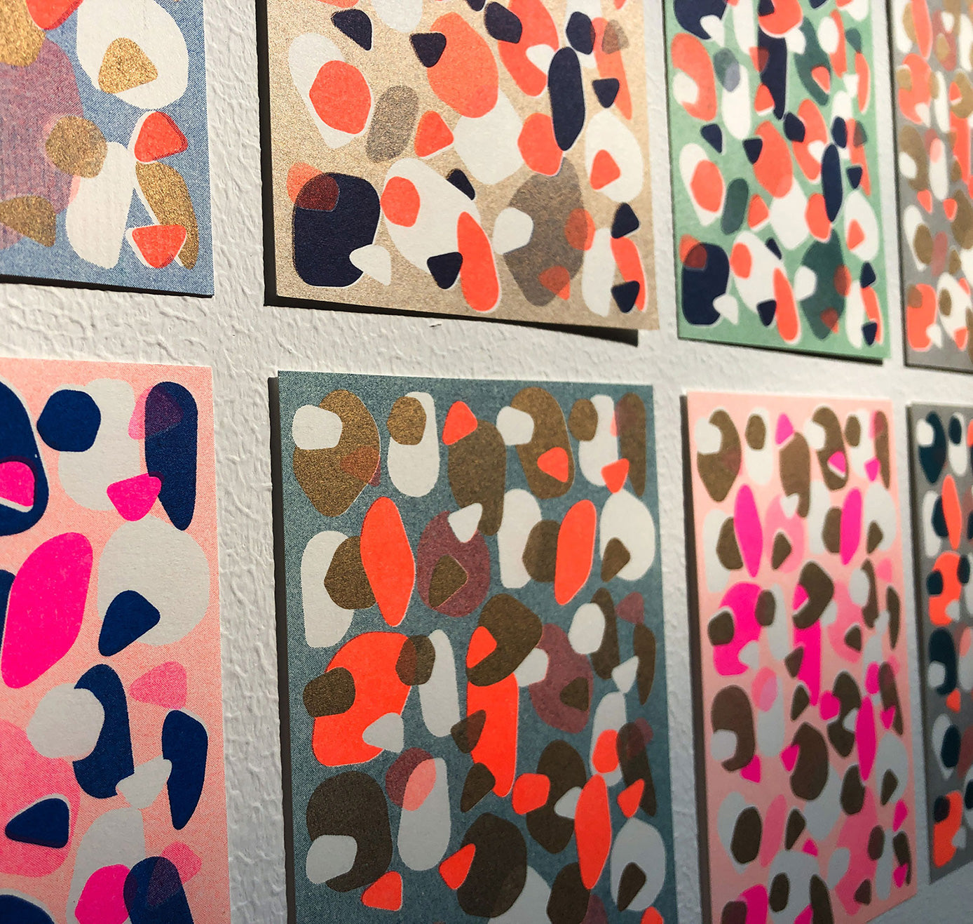 Aline Meier - Riso Postkarten A6 – 8er Set "OF MATCHING FAKE WILD WATERMELON" (5 Stück)