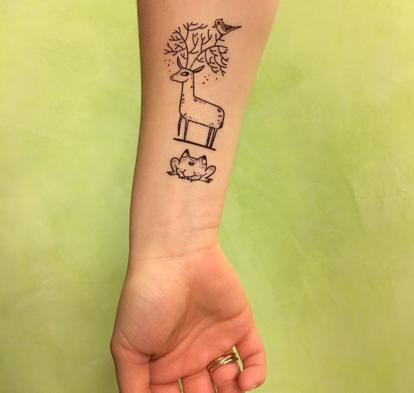 Rina Jost - Wildtiere Temporary Tattoos (10 Stück)