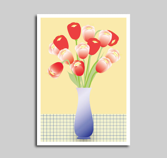 Anna-Lisa Schneeberger - Plakat "Tulpen" (5 Stück)