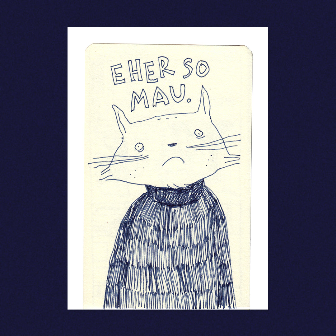 Olivier Samter - Postkarte "MAU" (5 Stück)
