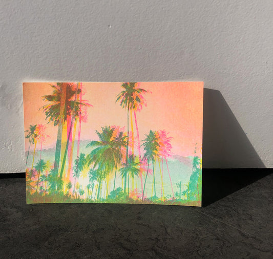 Aline Meier - Riso Postkarte A5 "KOH MAK" (5 Stück)