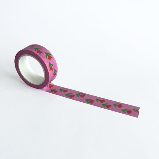 Jolanda Epprecht - Washi Tape „Rote Tülpchen" (5 Stück)