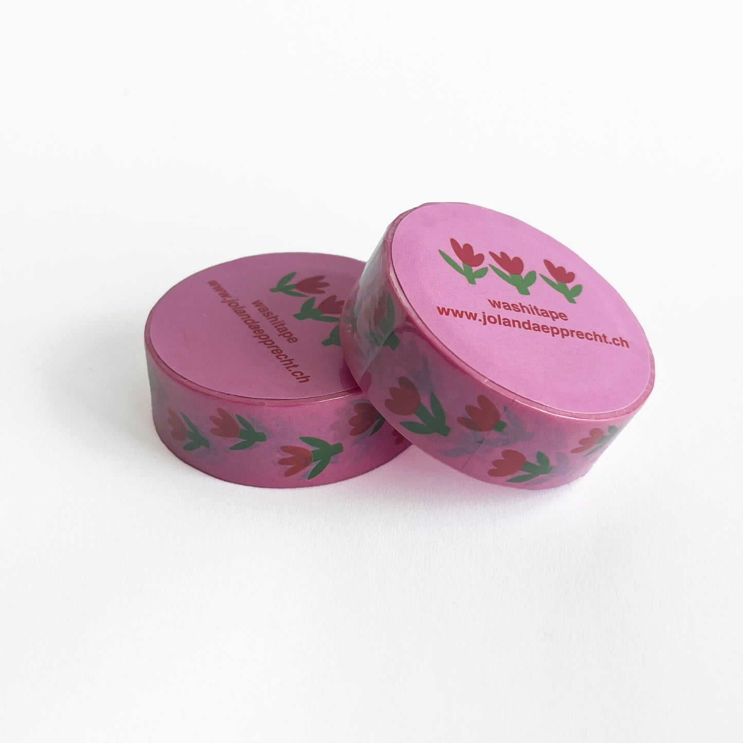 Jolanda Epprecht - Washi Tape „Rote Tülpchen" (5 Stück)