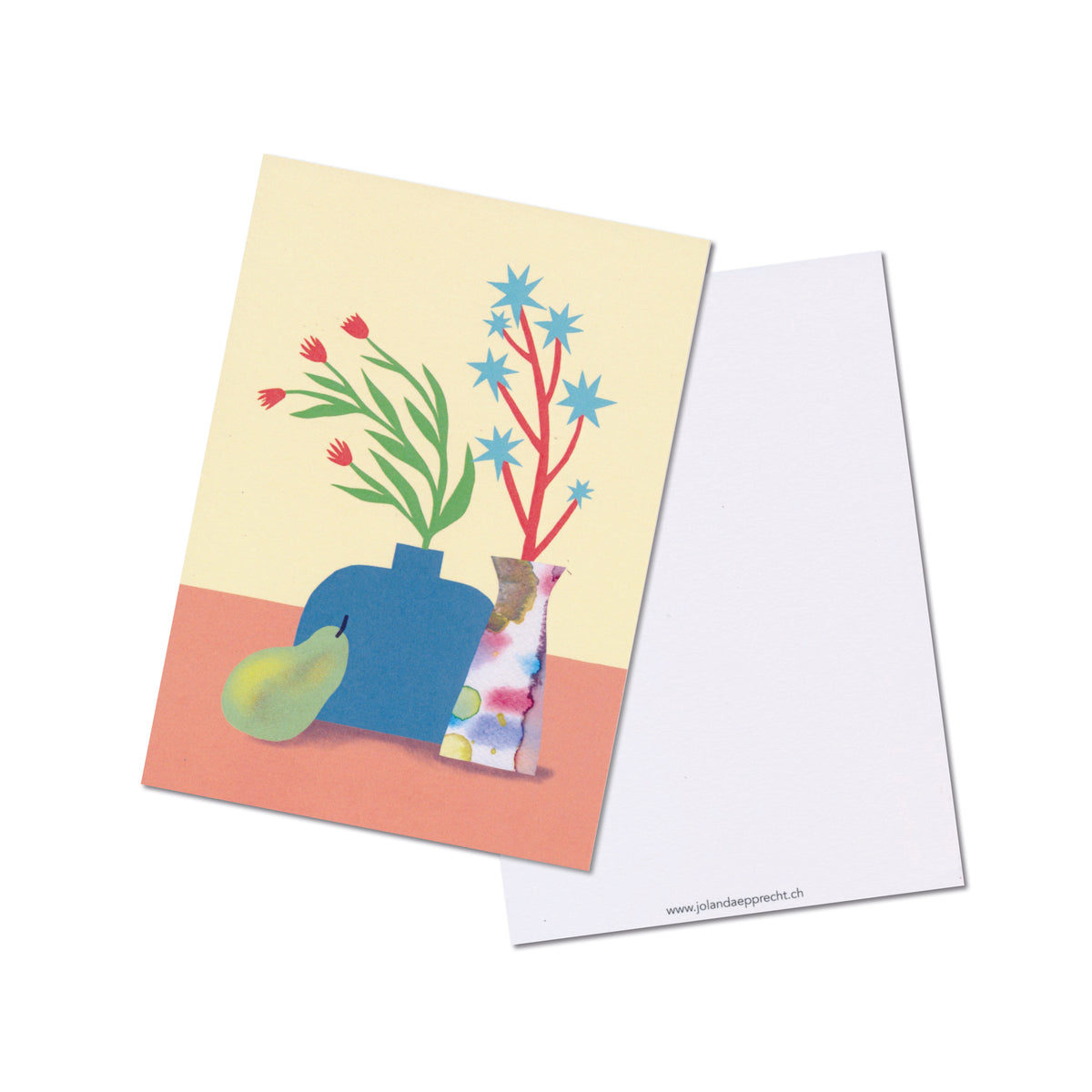 Jolanda Epprecht - Postkarte "Sternblumen" (5 Stück)