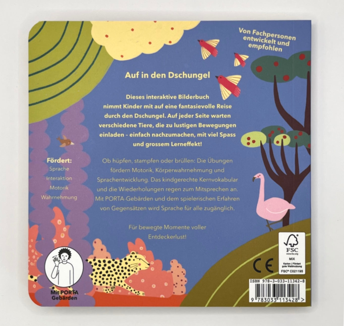 Karin Lena Schmid - Pappbilderbuch "Reise durch den Dschungel" (5 Stück)