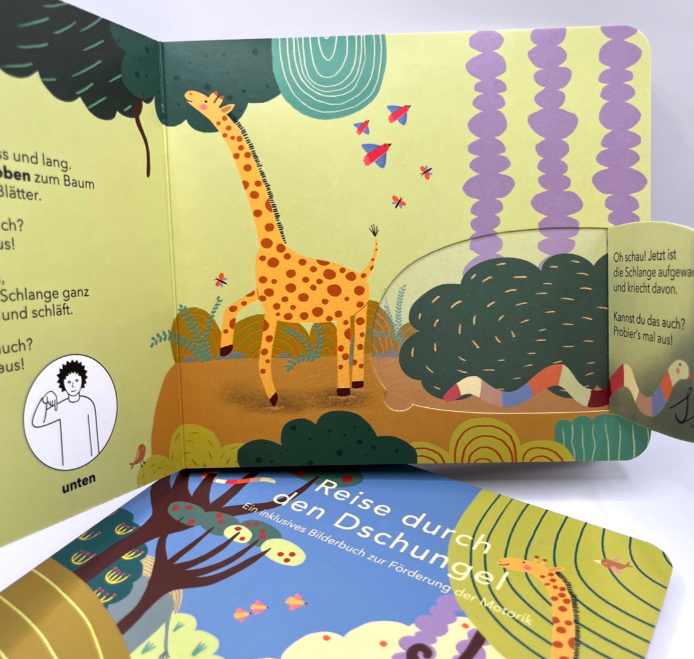 Karin Lena Schmid - Pappbilderbuch "Reise durch den Dschungel" (5 Stück)