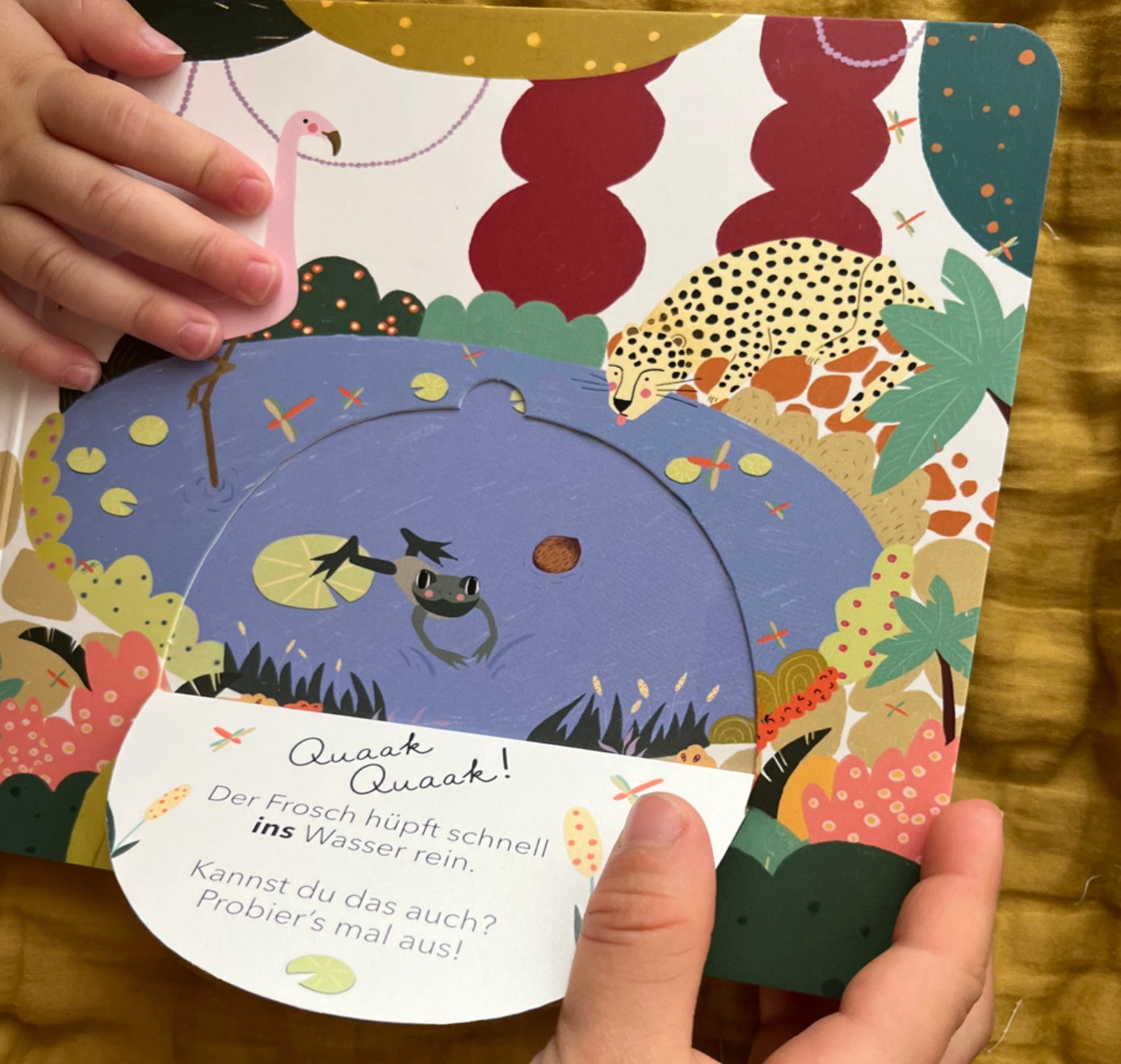 Karin Lena Schmid - Pappbilderbuch "Reise durch den Dschungel" (5 Stück)