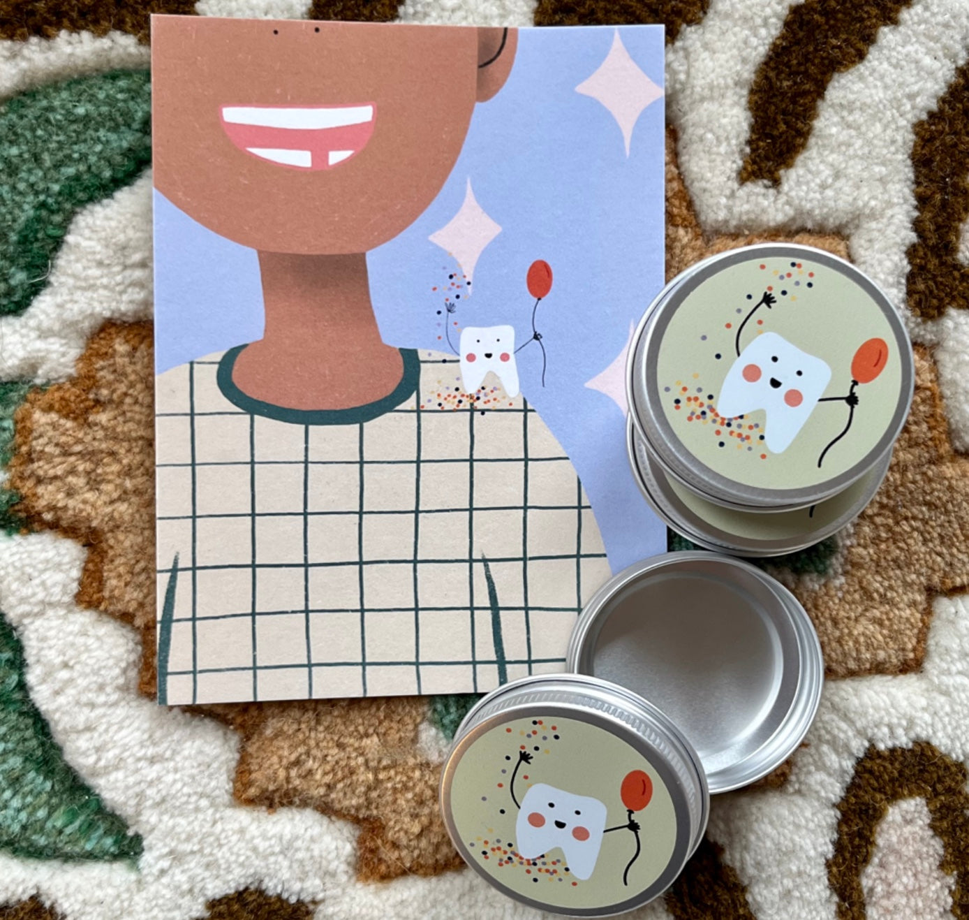 Karin Lena Schmid - Zahndose mit Postkarte (5 Stück)