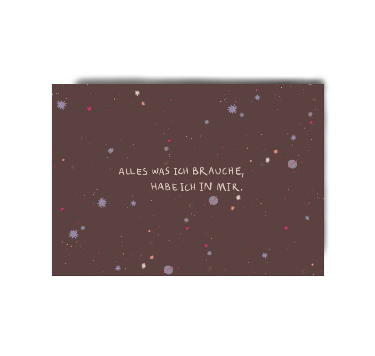Karin Lena Schmid - Karte "Alles was ich brauche, habe ich in mir" (5 Stück)