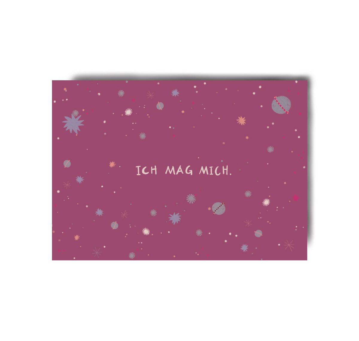 Karin Lena Schmid - Karte "Ich mag mich" (5 Stück)