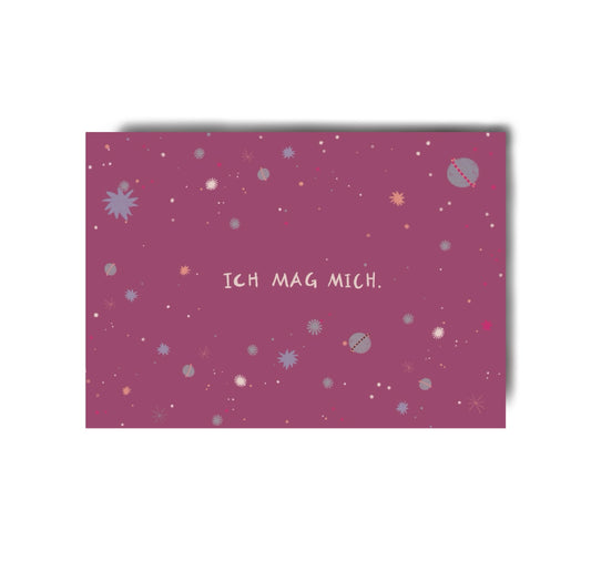 Karin Lena Schmid - Karte "Ich mag mich" (5 Stück)