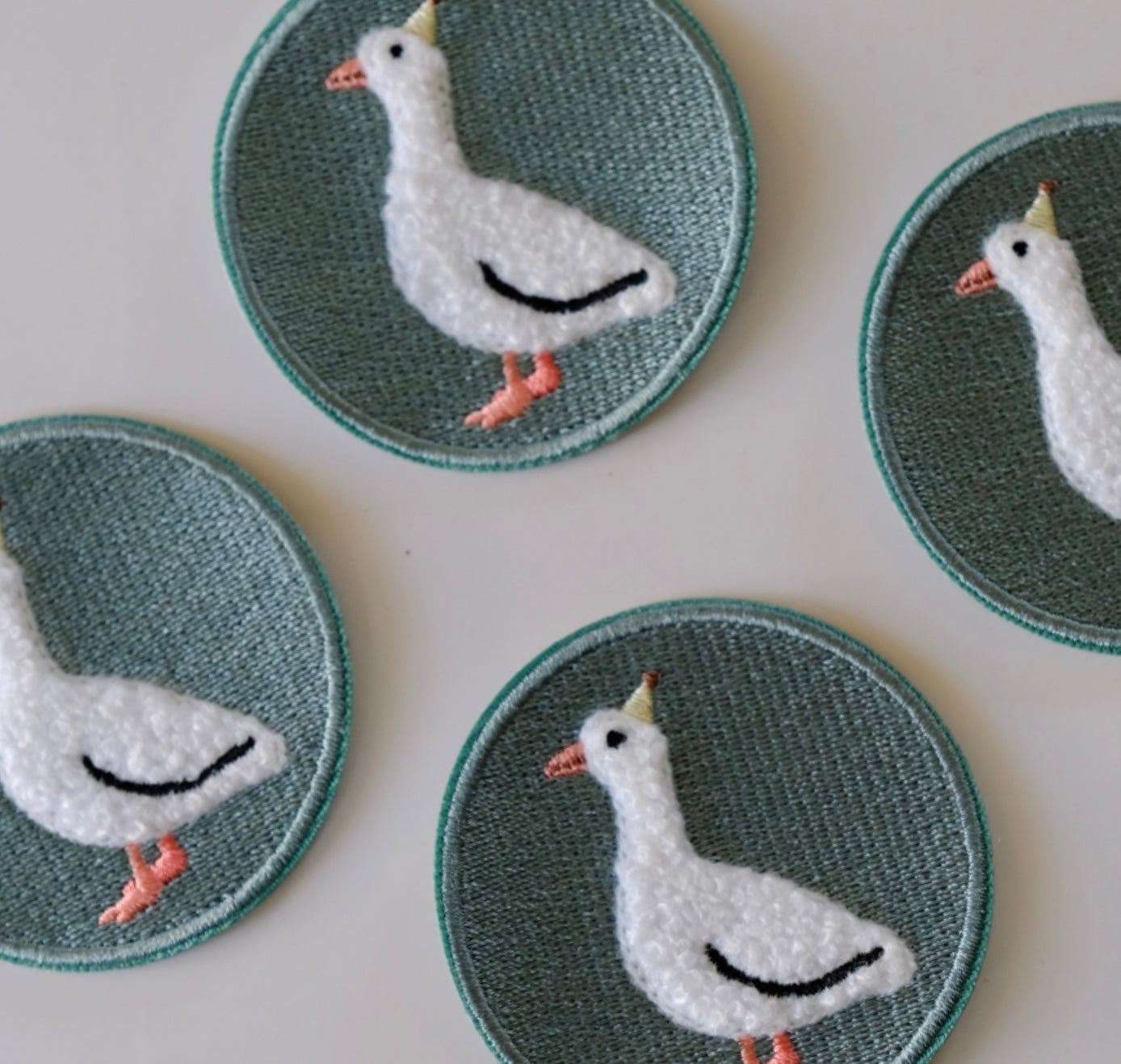 Karin Lena Schmid - Patch "Gans" (5 Stück)