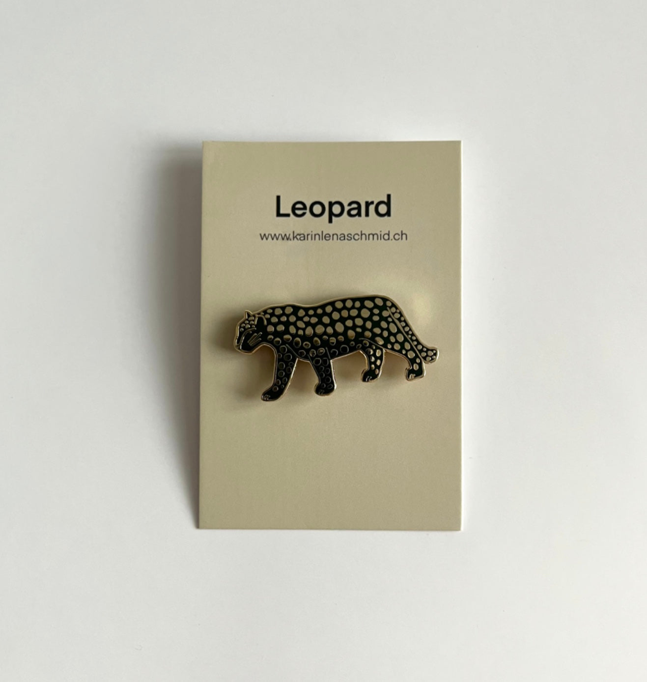 Karin Lena Schmid - Pin "Leopard" (5 Stück)