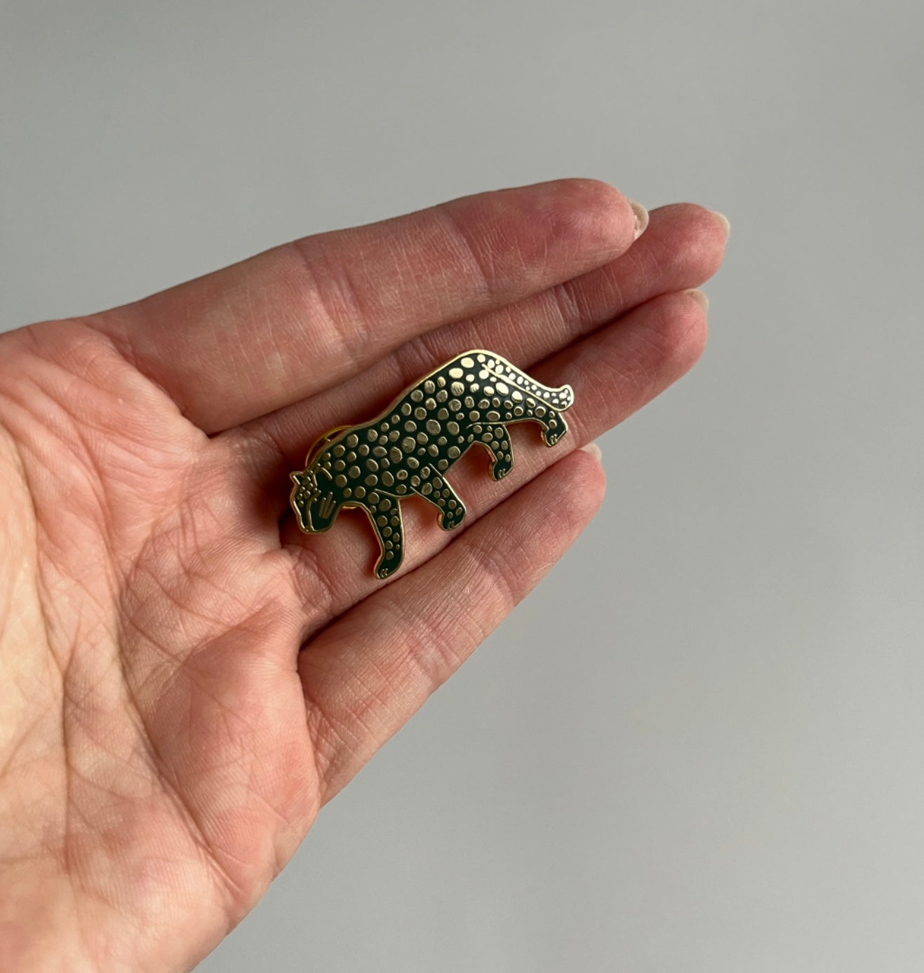 Karin Lena Schmid - Pin "Leopard" (5 Stück)